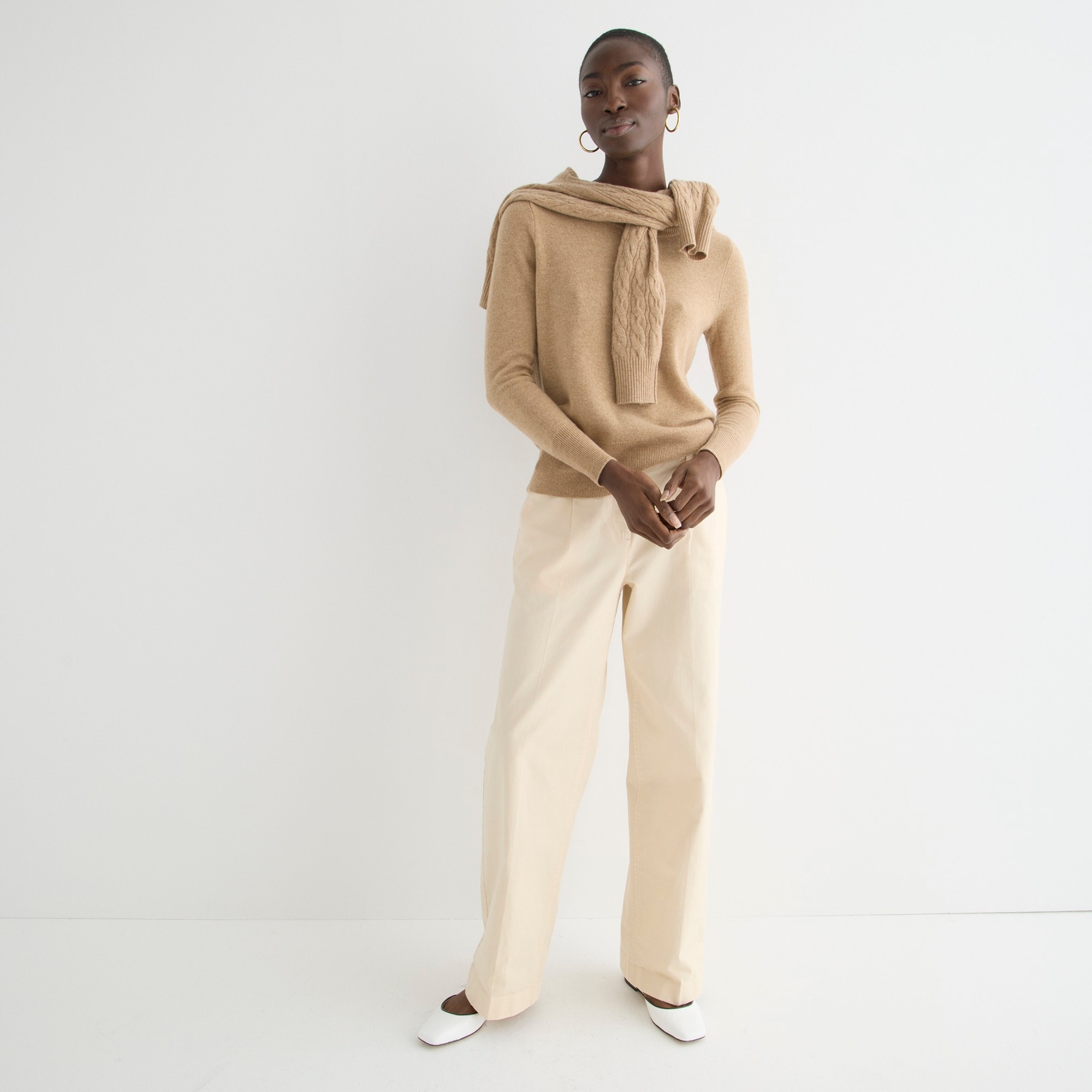 Cashmere classic-fit crewneck sweater