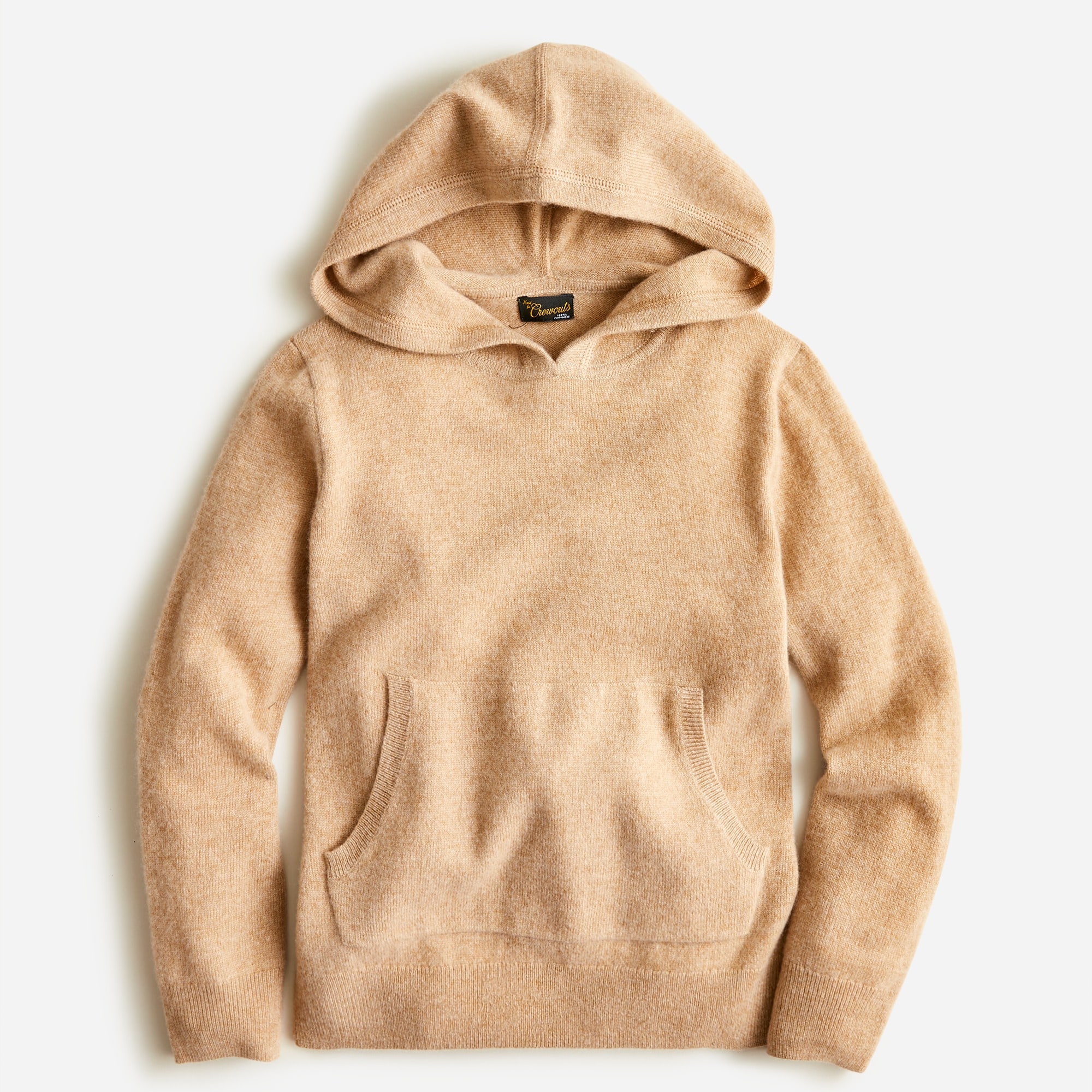 Kids' cashmere pullover hoodie