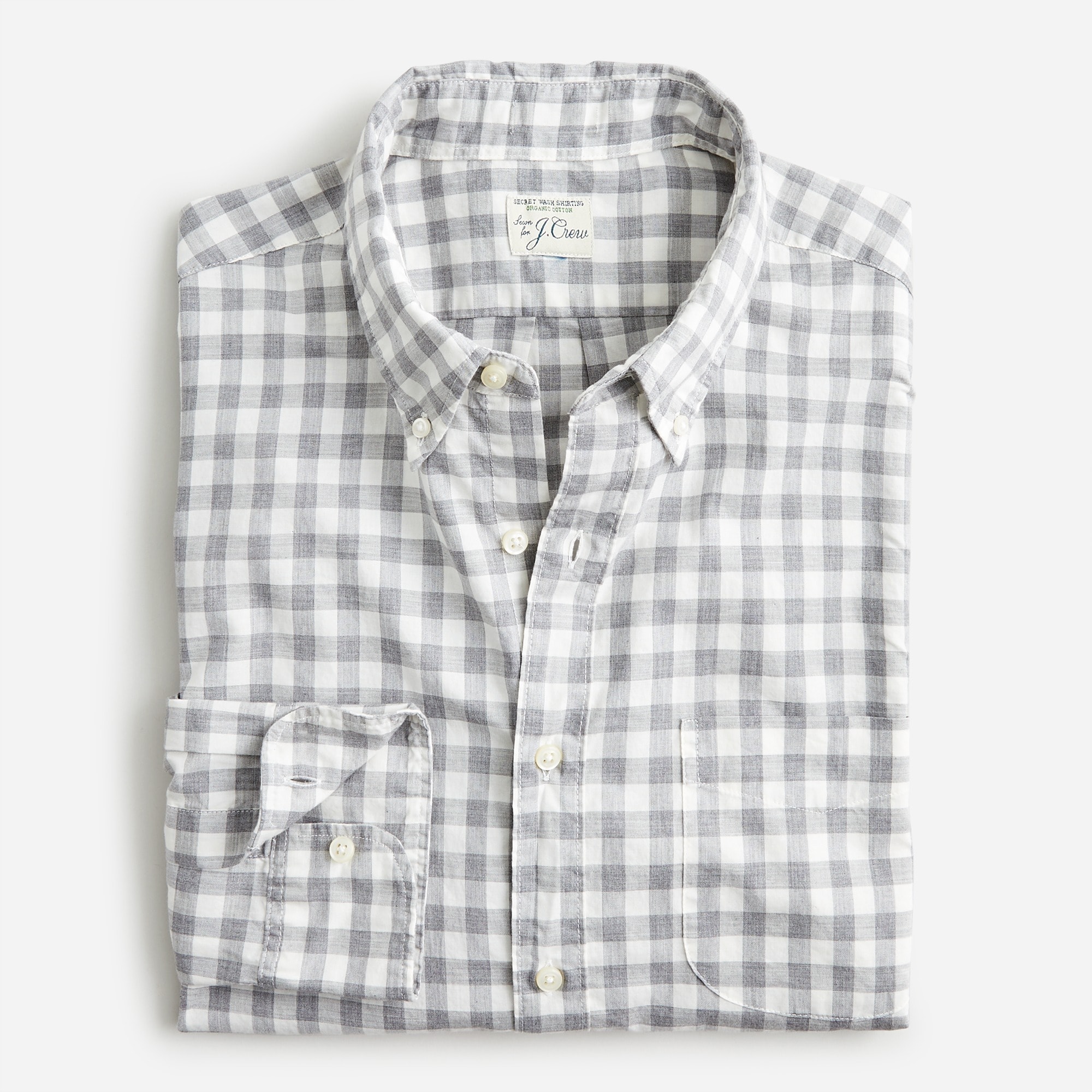Secret Wash cotton poplin shirt