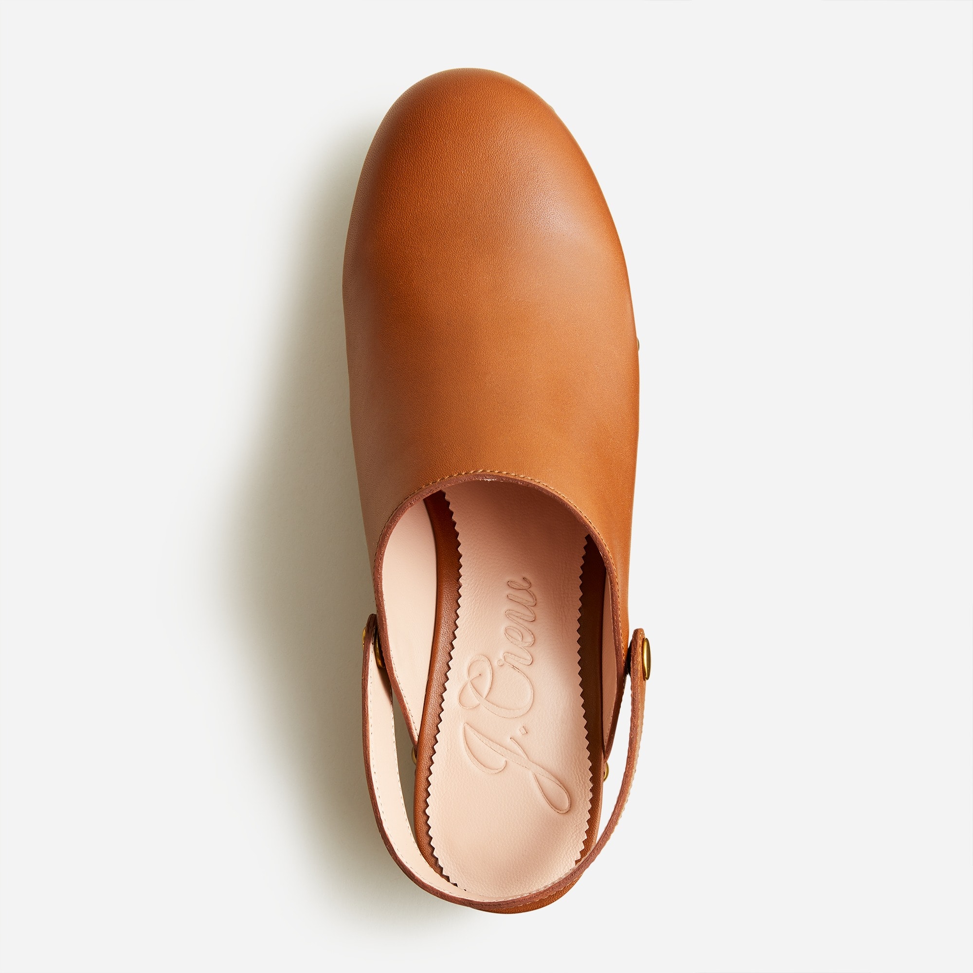 Convertible leather clogs