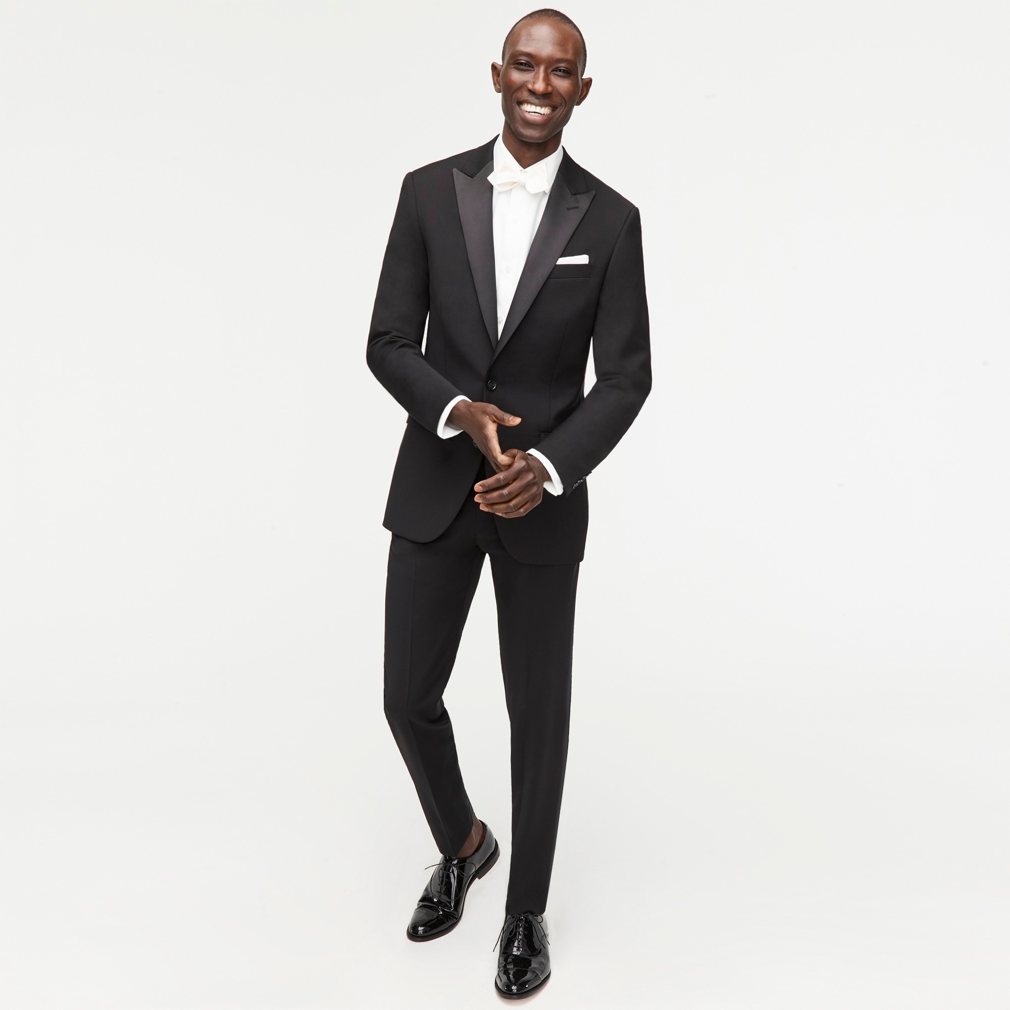 Ludlow Slim-fit tuxedo jacket in Italian wool