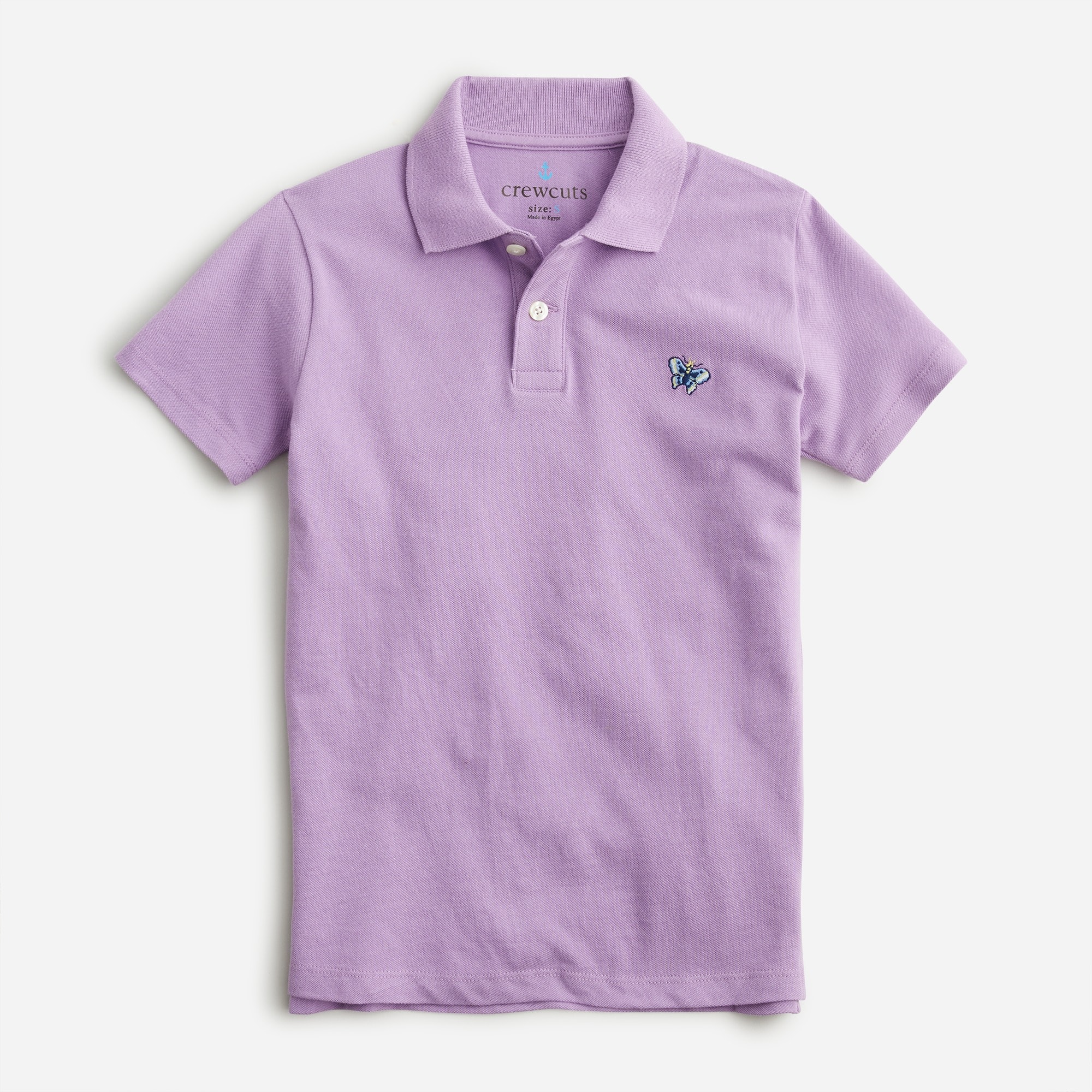 Boys' short-sleeve critter polo shirt
