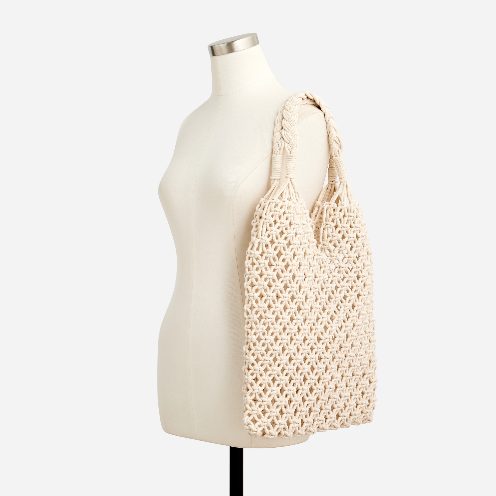 Cadiz hand-knotted rope tote