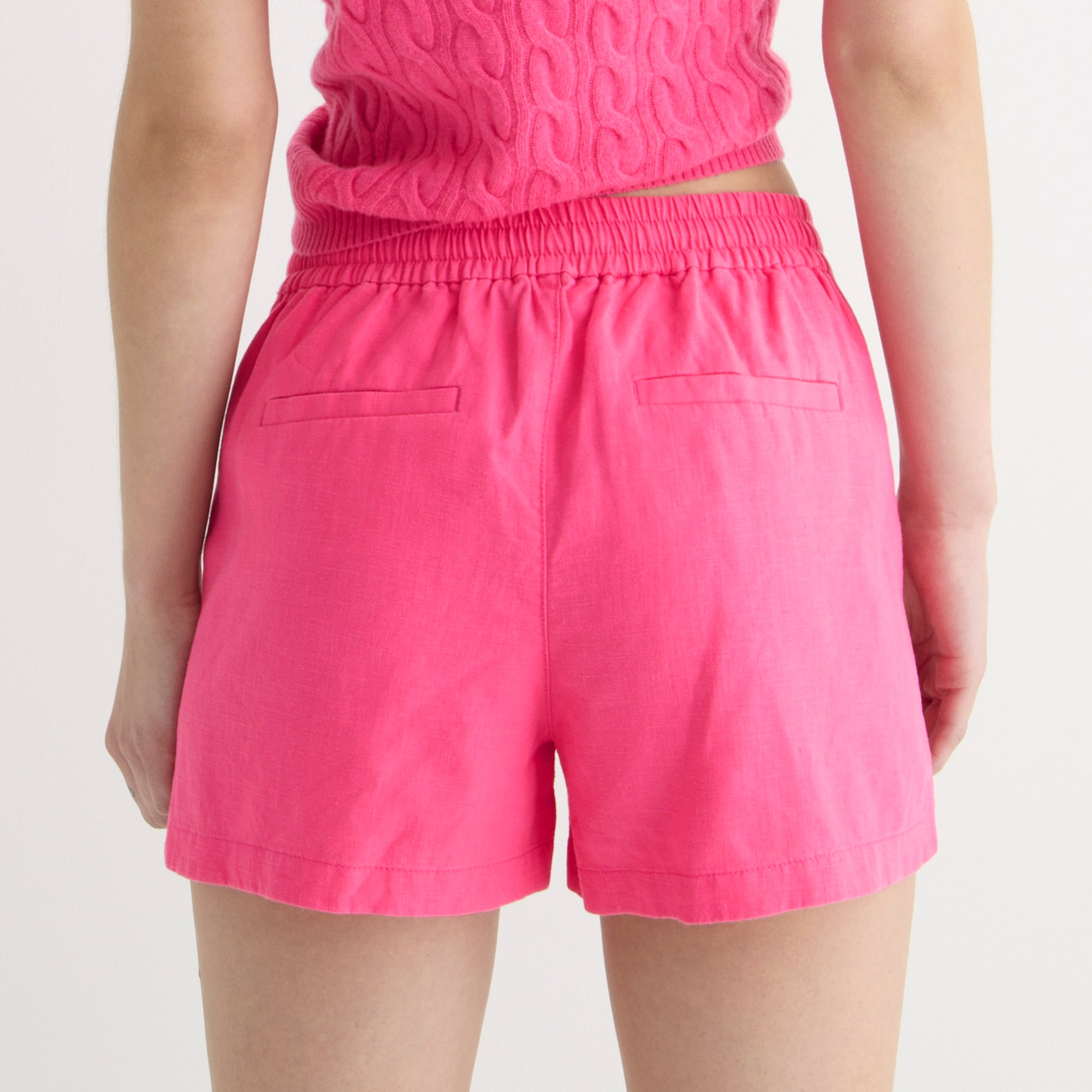 New seaside short in linen blend