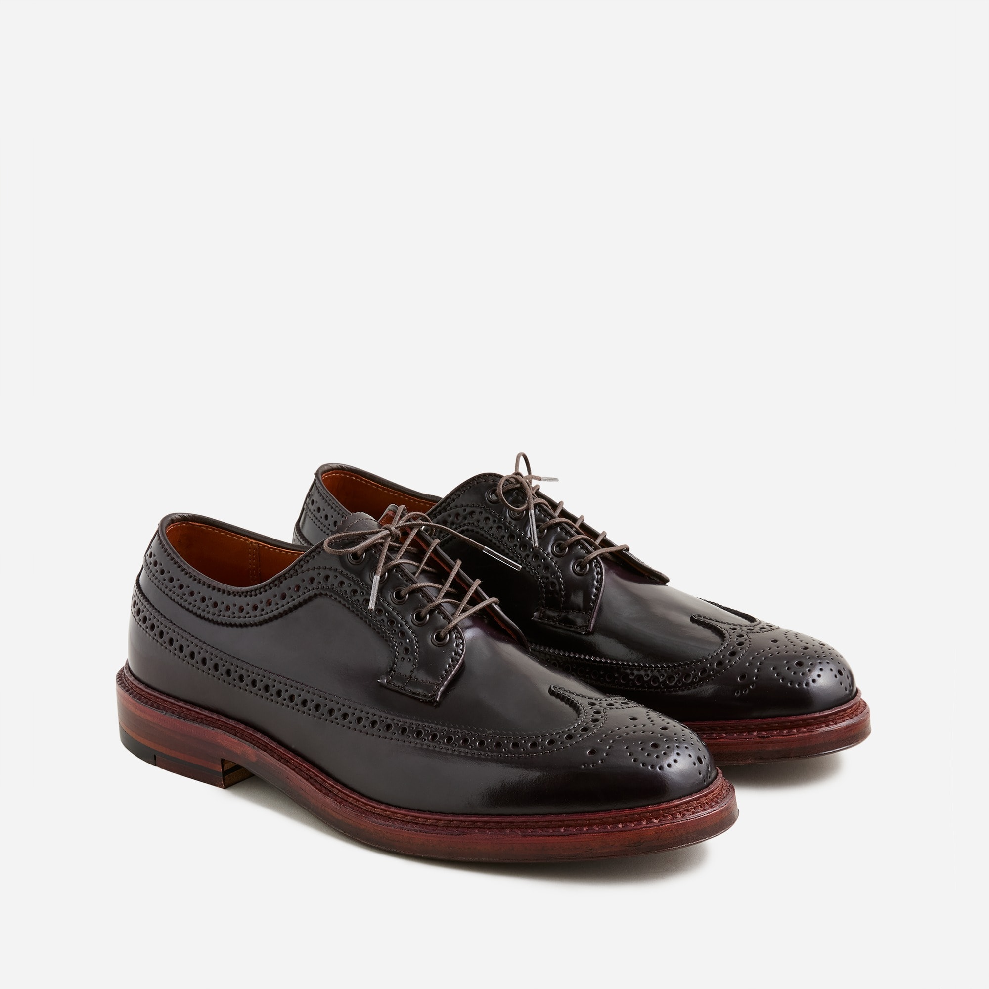 Alden® for J.Crew cordovan longwing bluchers