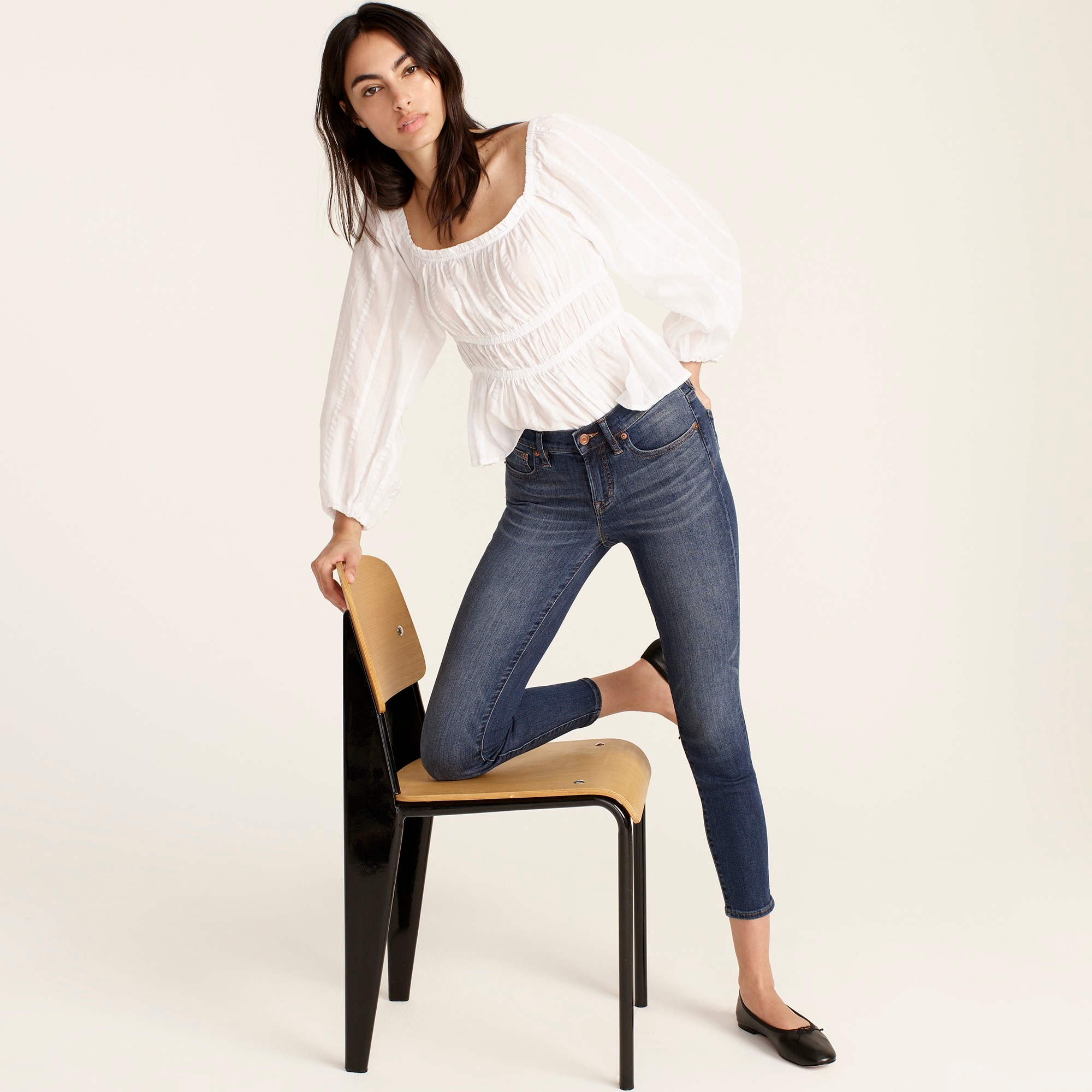 8 toothpick jean in Vista wash