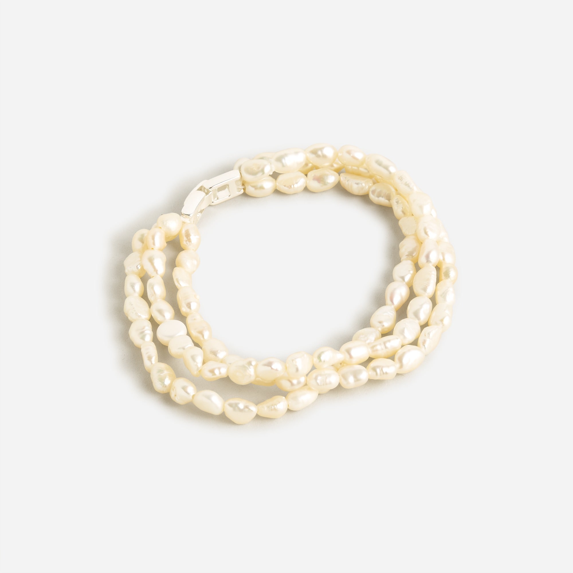 Freshwater pearl layered bracelet
