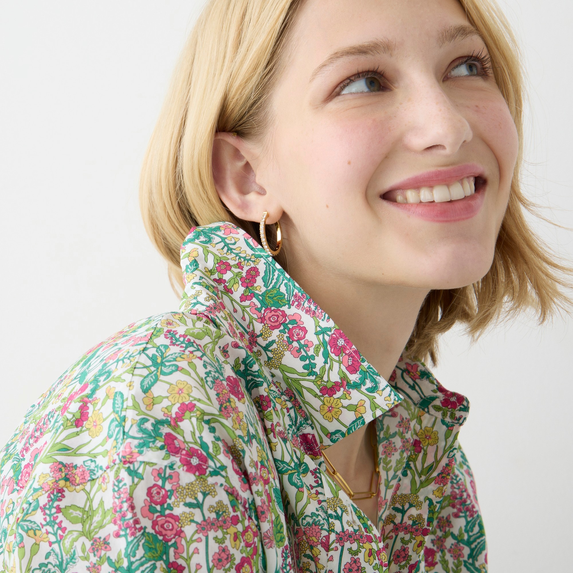 Slim-fit shirt in Liberty® fabric