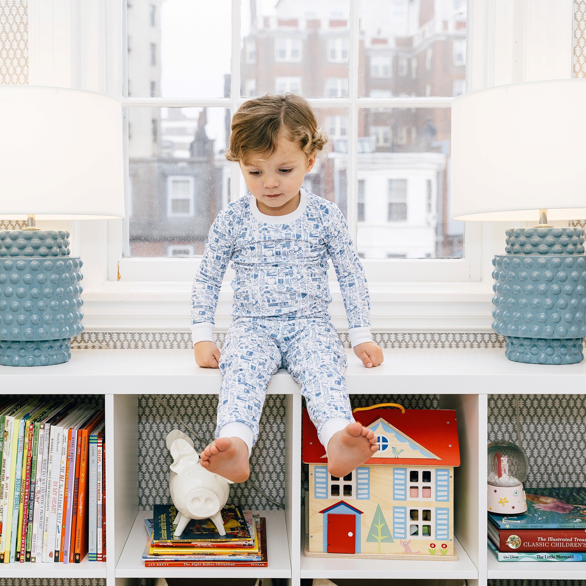Joy Street Kids™ girls' New York City two-piece pajamas