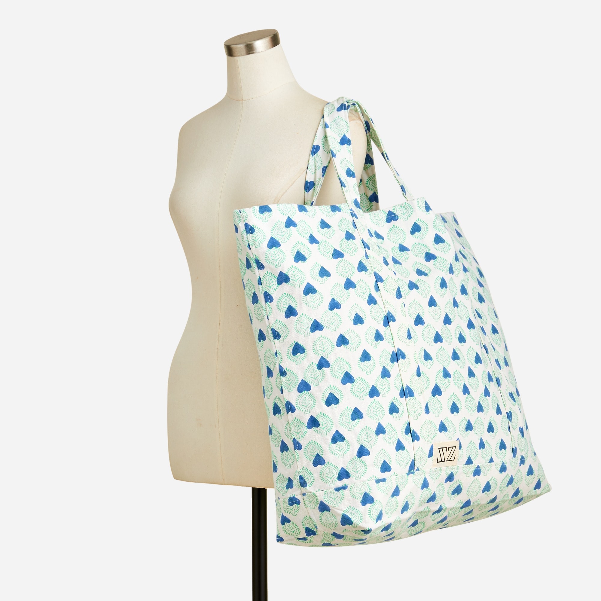 SZ Blockprints canvas baby bag