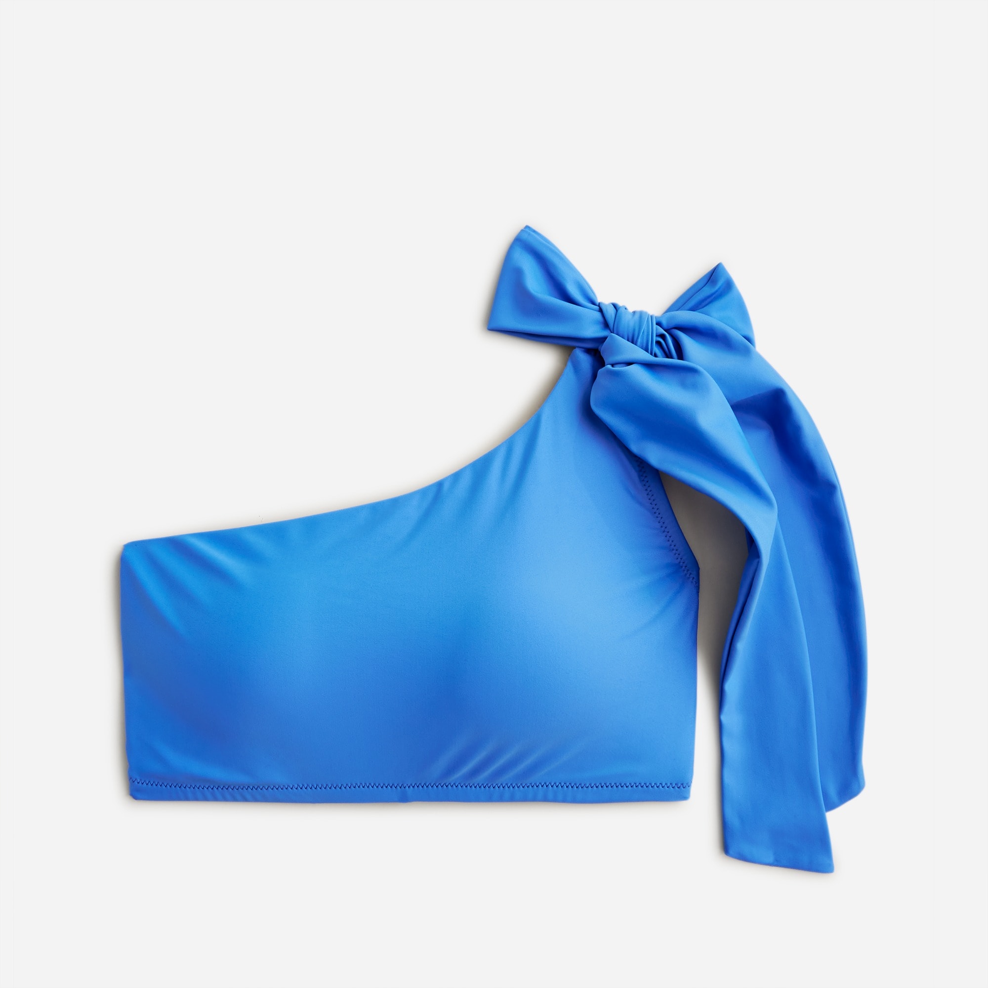 Bow one-shoulder bikini top