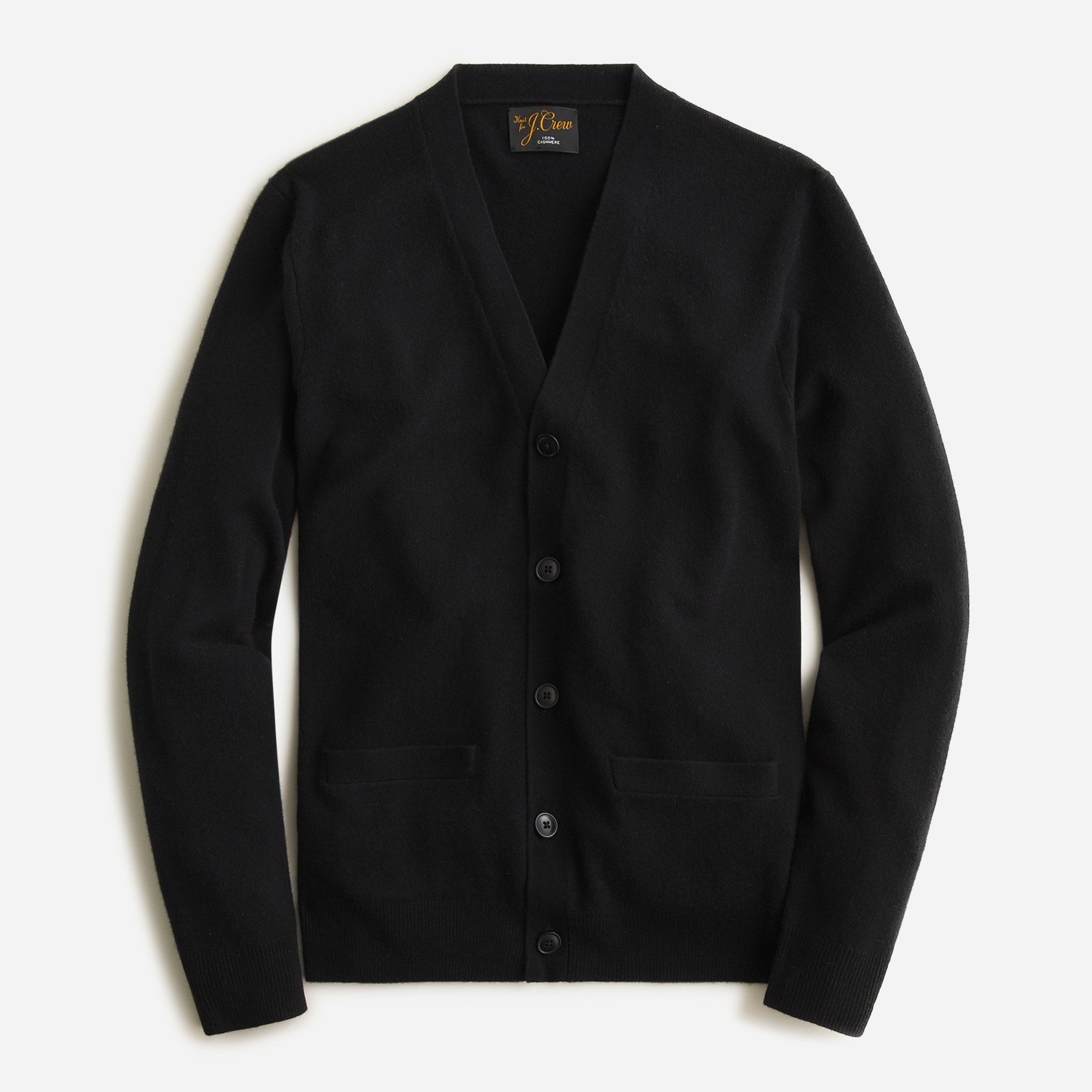 Cashmere V-neck cardigan sweater