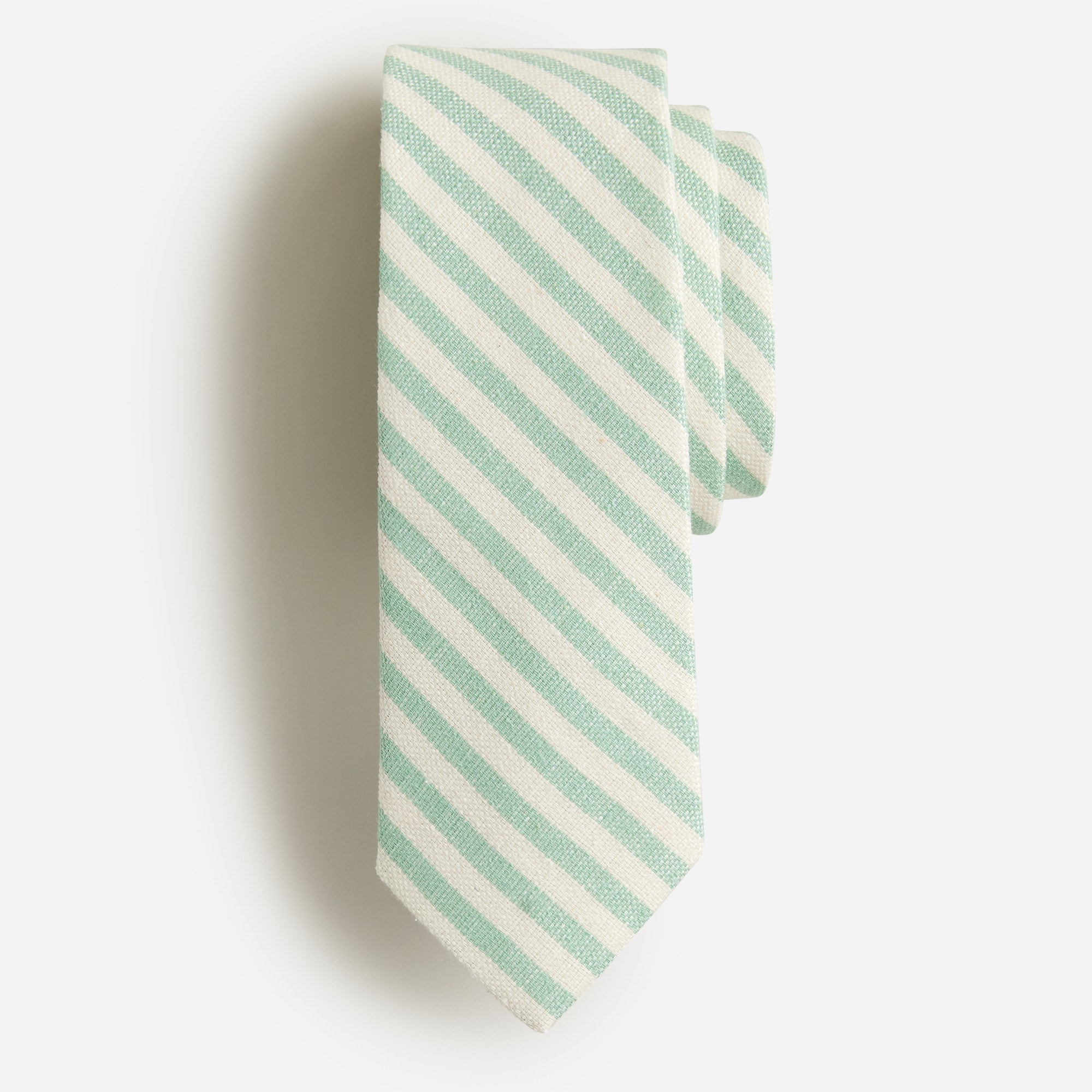 Silk-linen blend tie