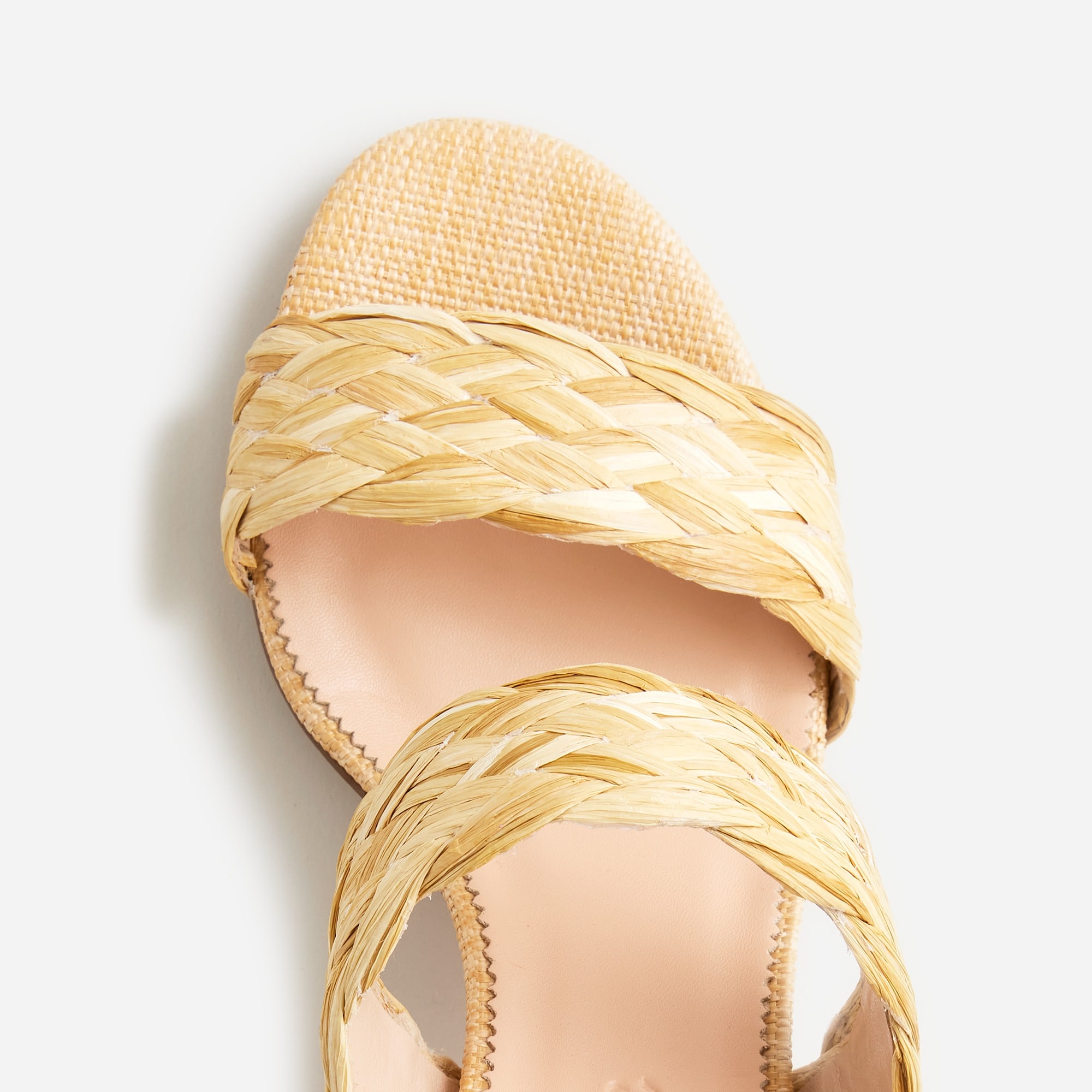 Lucie woven braided-strap sandals