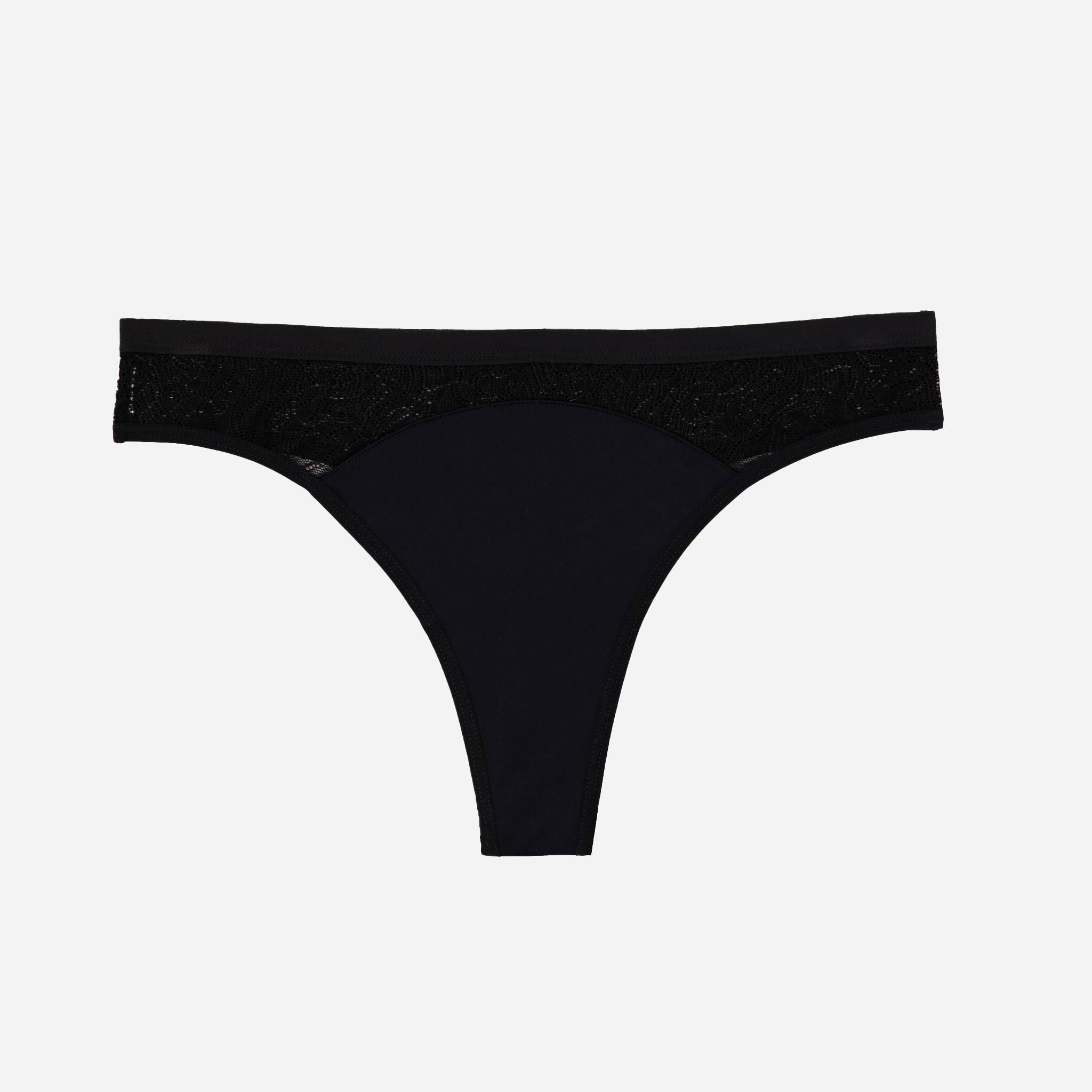 Saalt period and leakproof lace thong