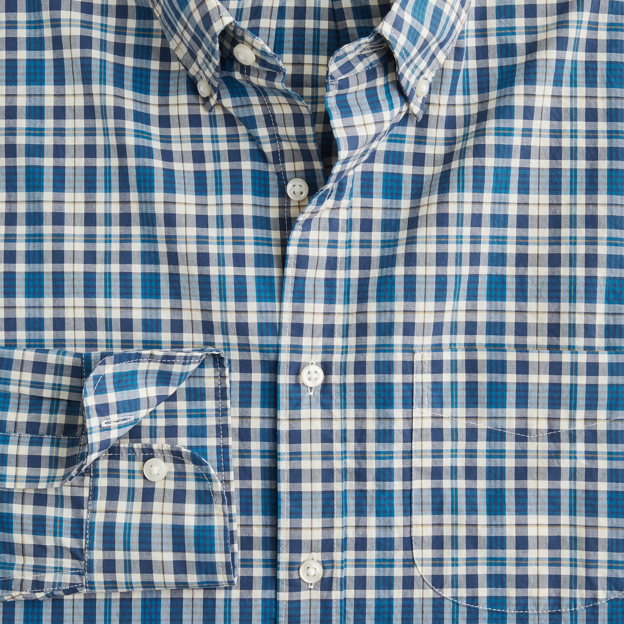 Secret Wash cotton poplin shirt