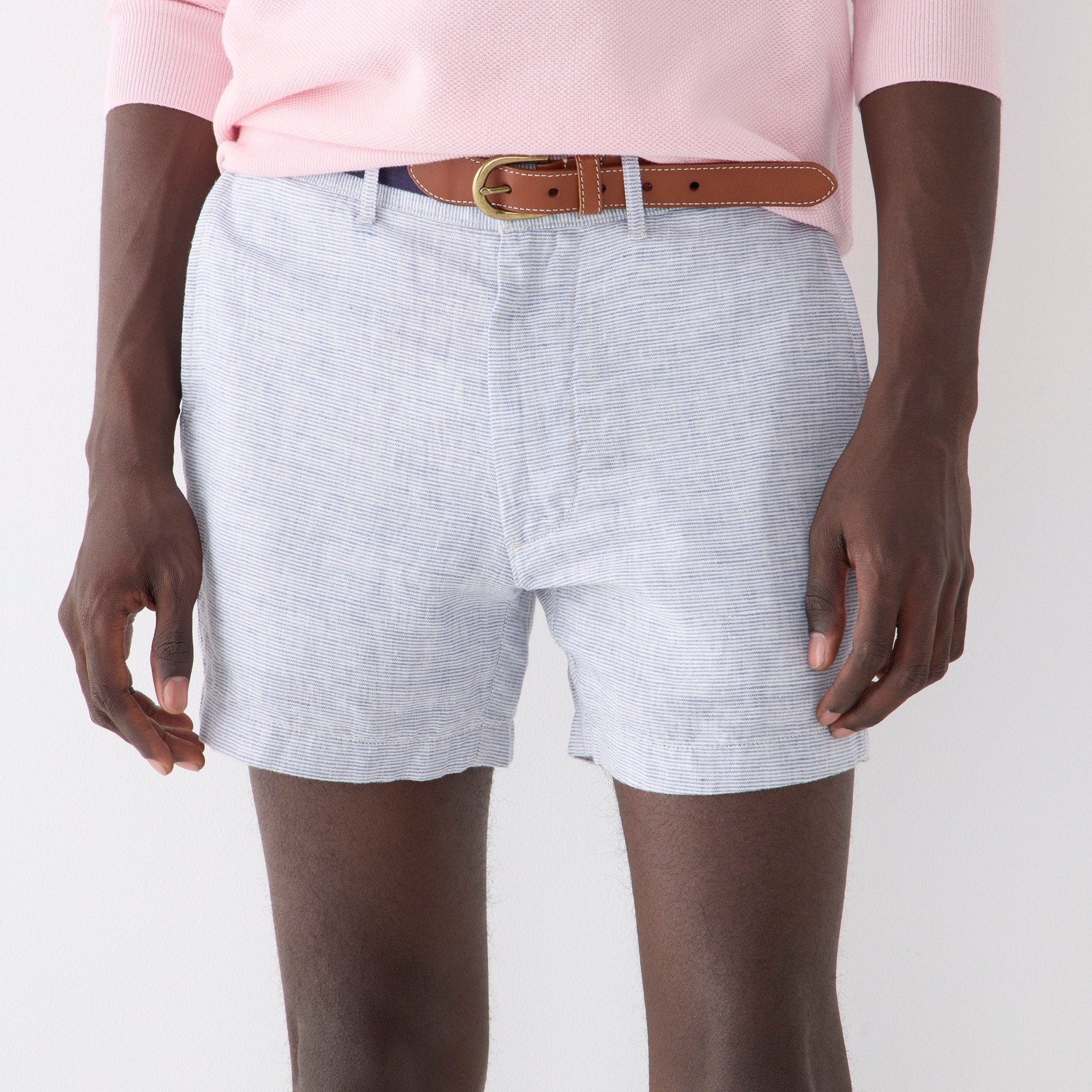 5" linen short