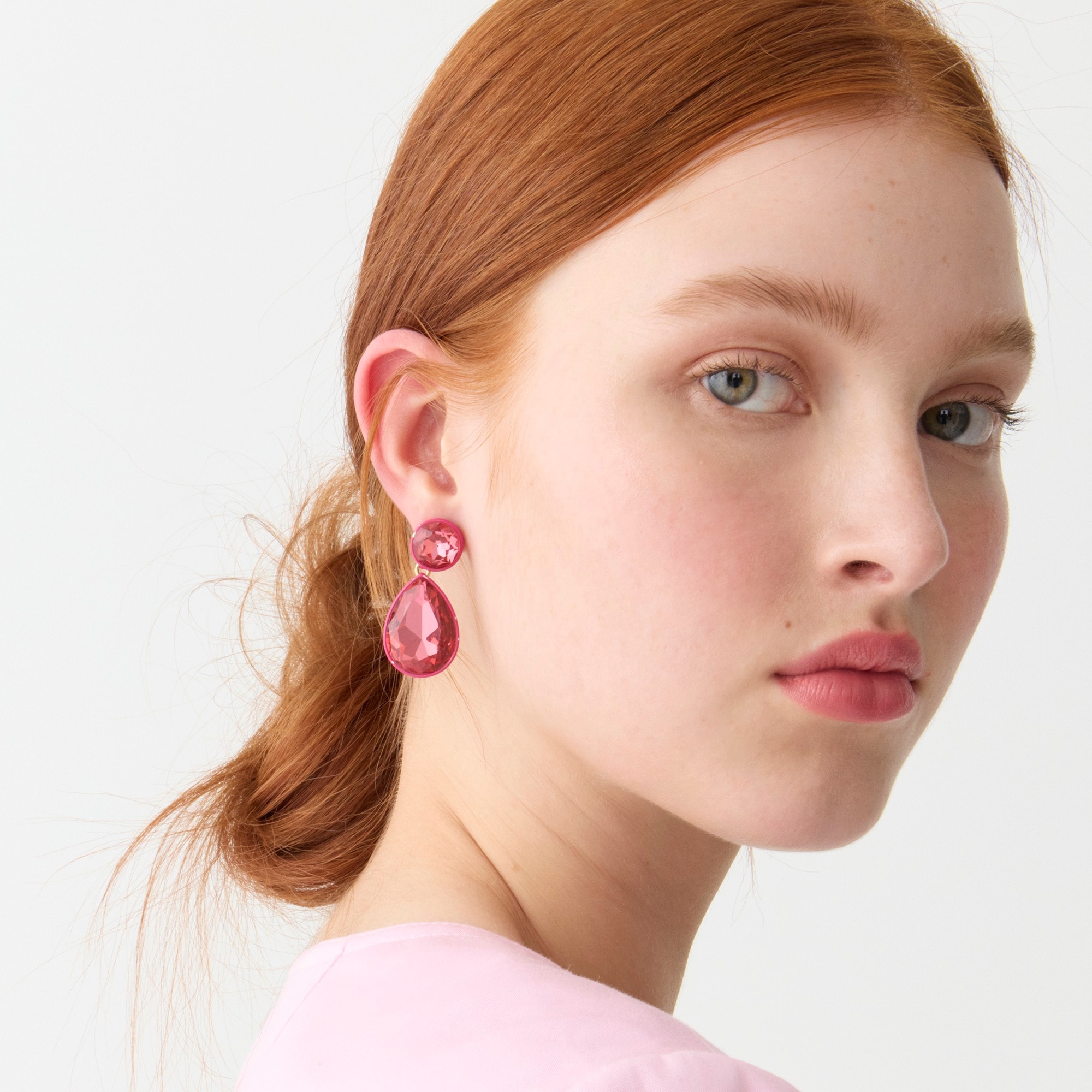 Sparkly teardrop earrings