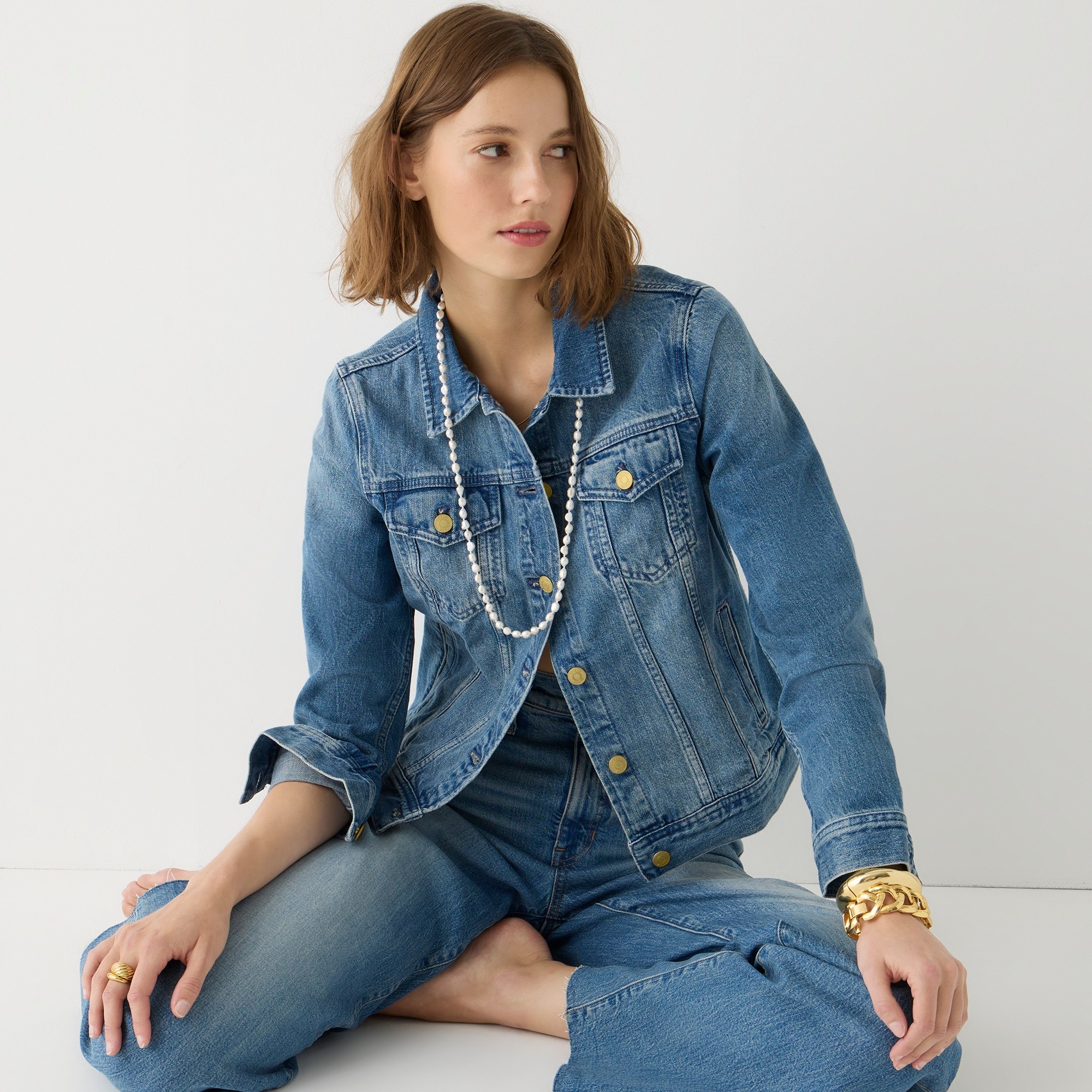 Classic denim jacket in Brilliant Day wash