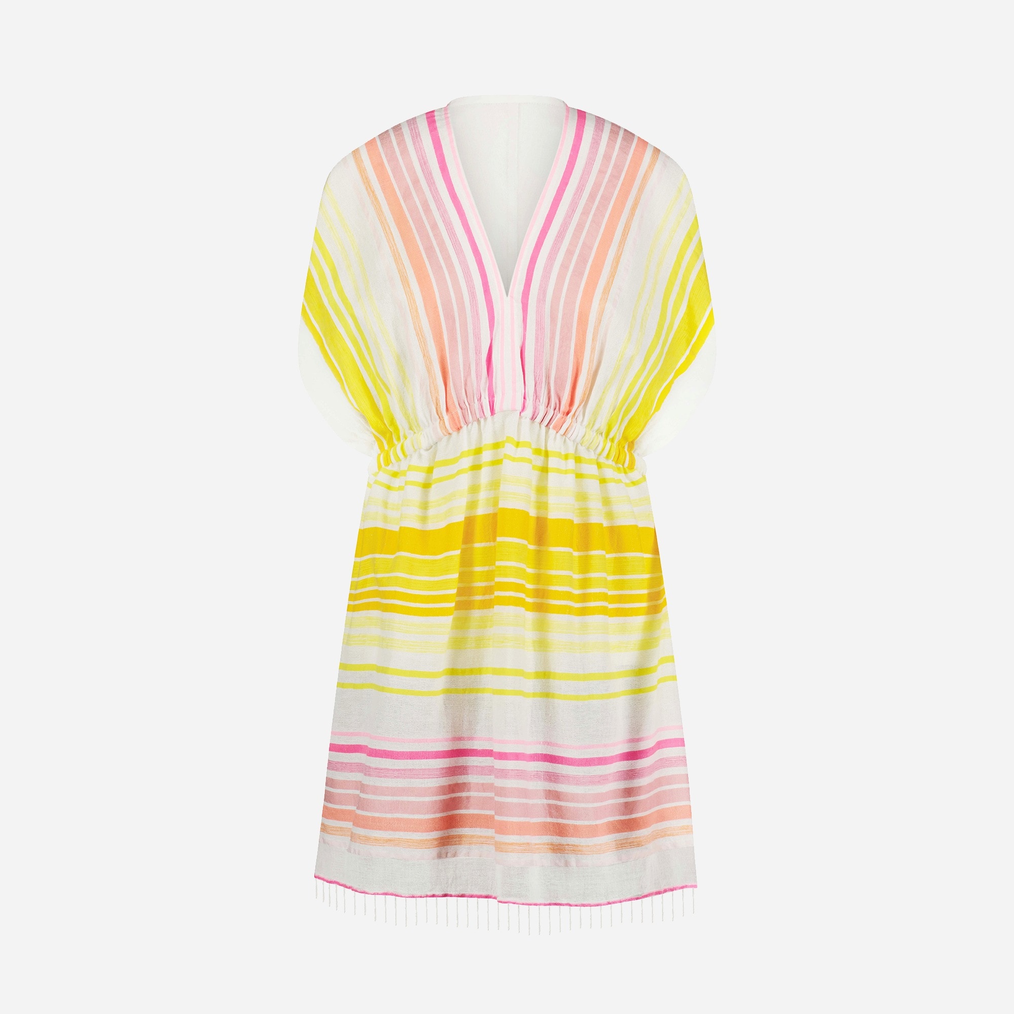 lemlem Jamila plunge-neck short dress