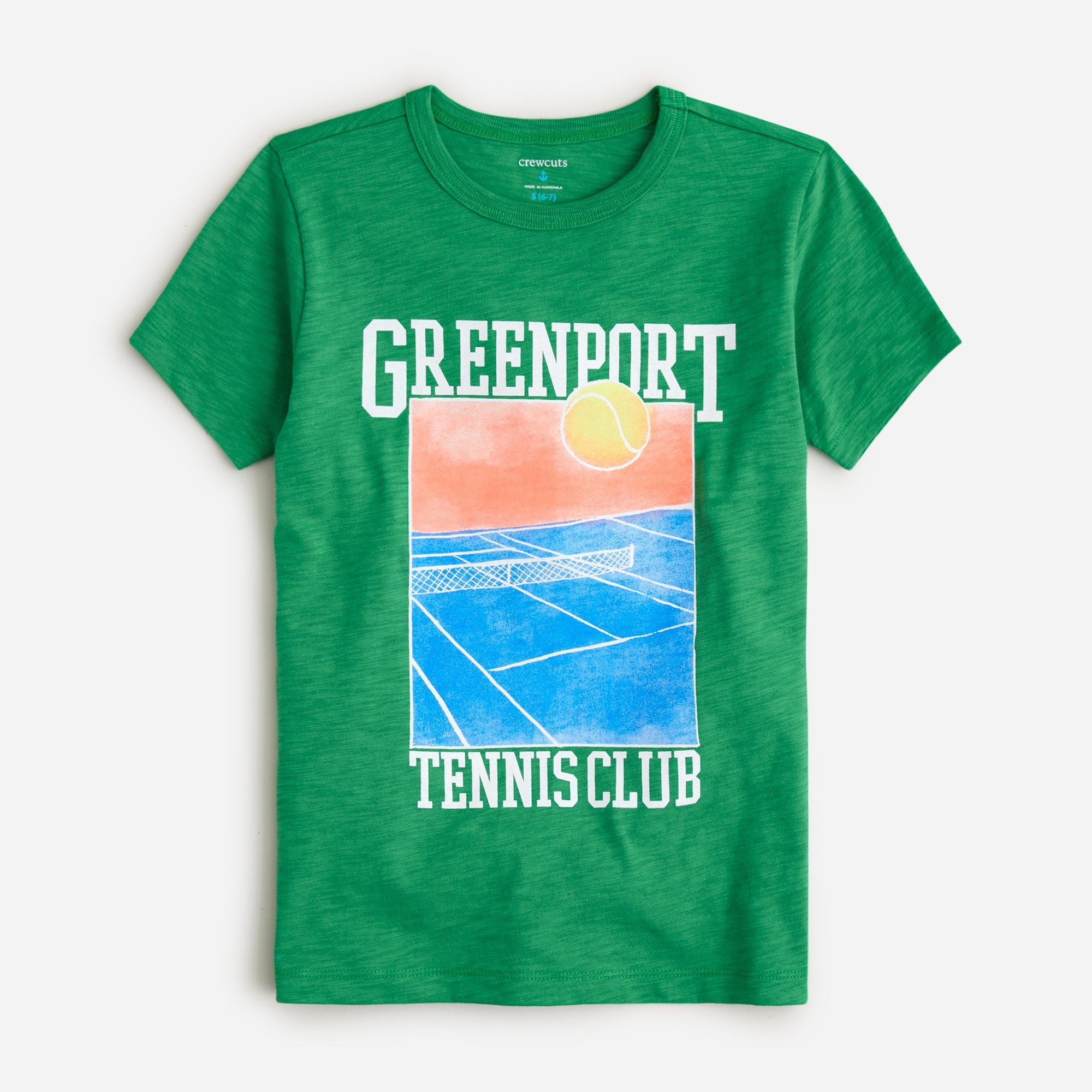 Kids' short-sleeve tennis graphic T-shirt