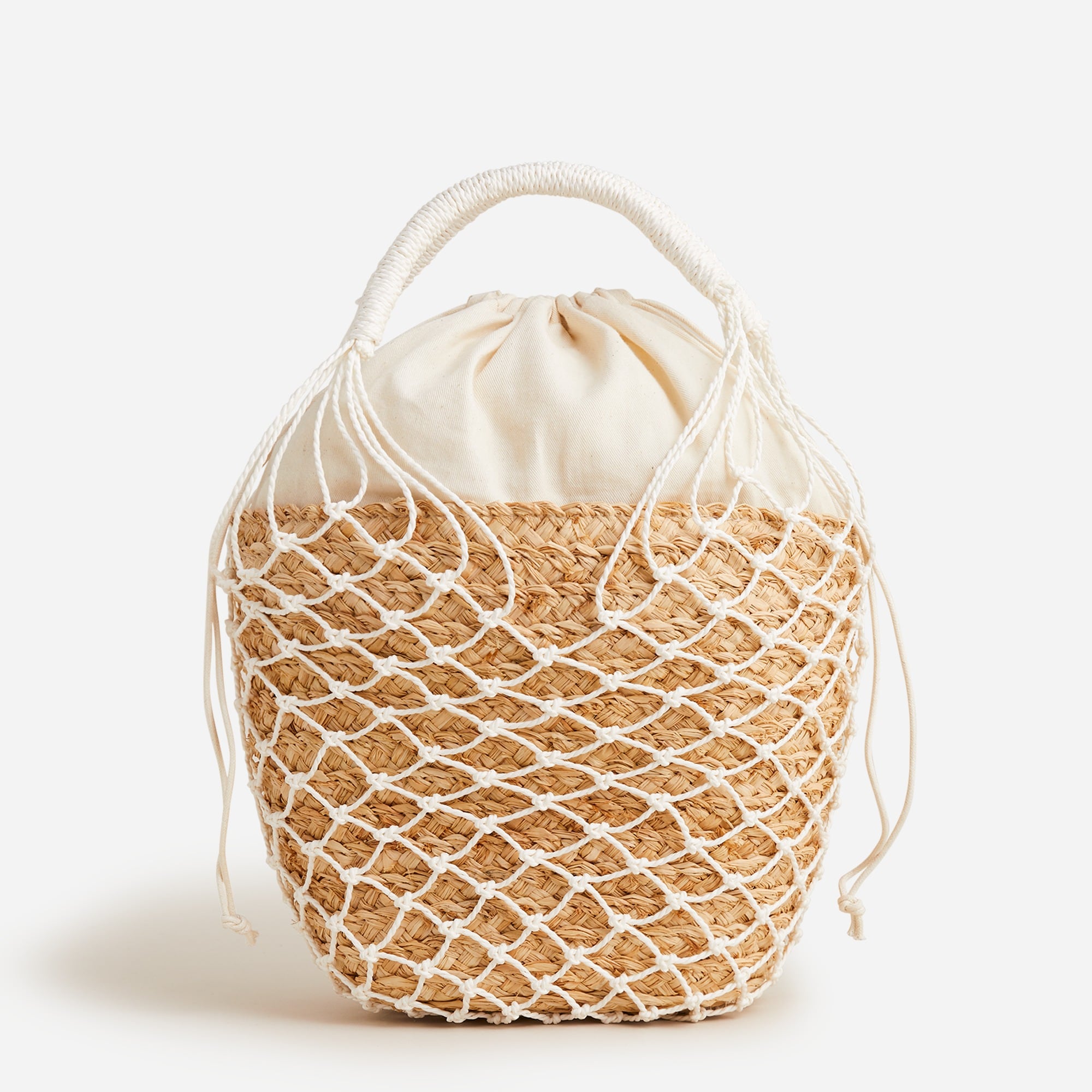 Sedona basket bag in straw
