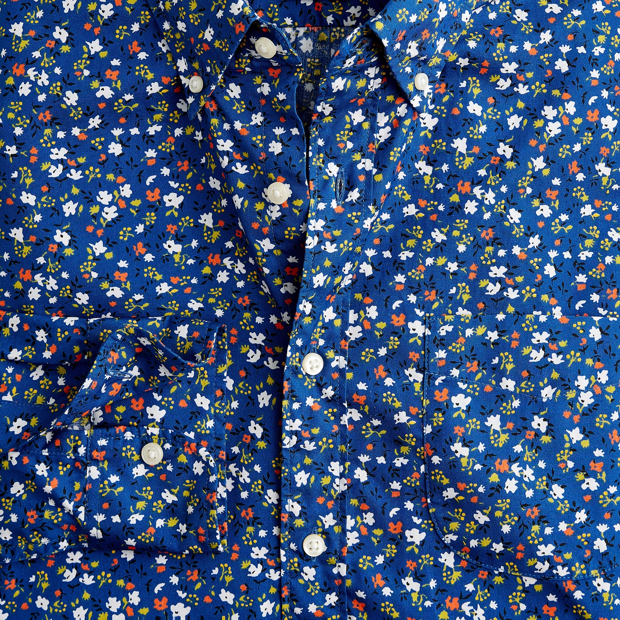 Slim Secret Wash cotton poplin shirt