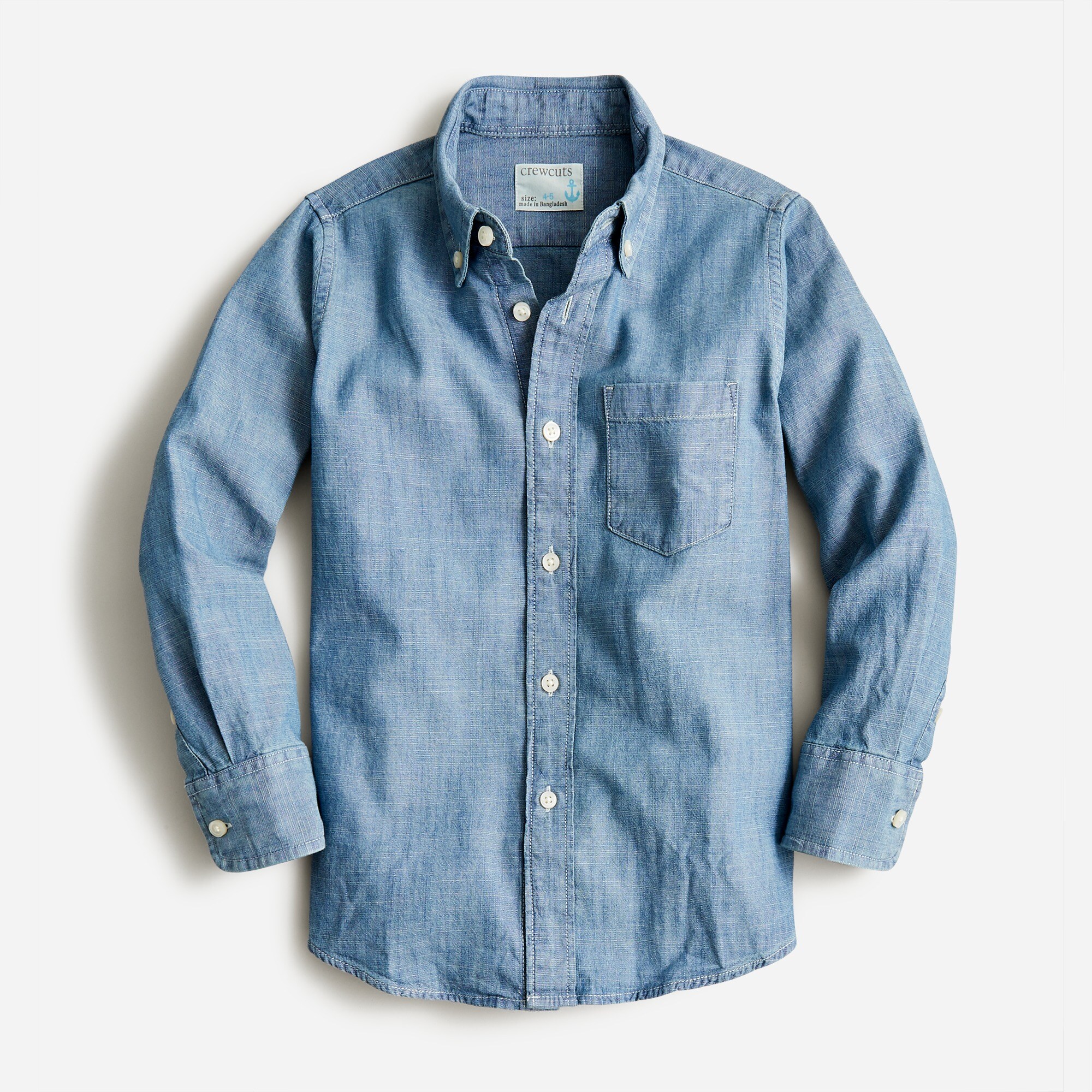 Kids' chambray button-down