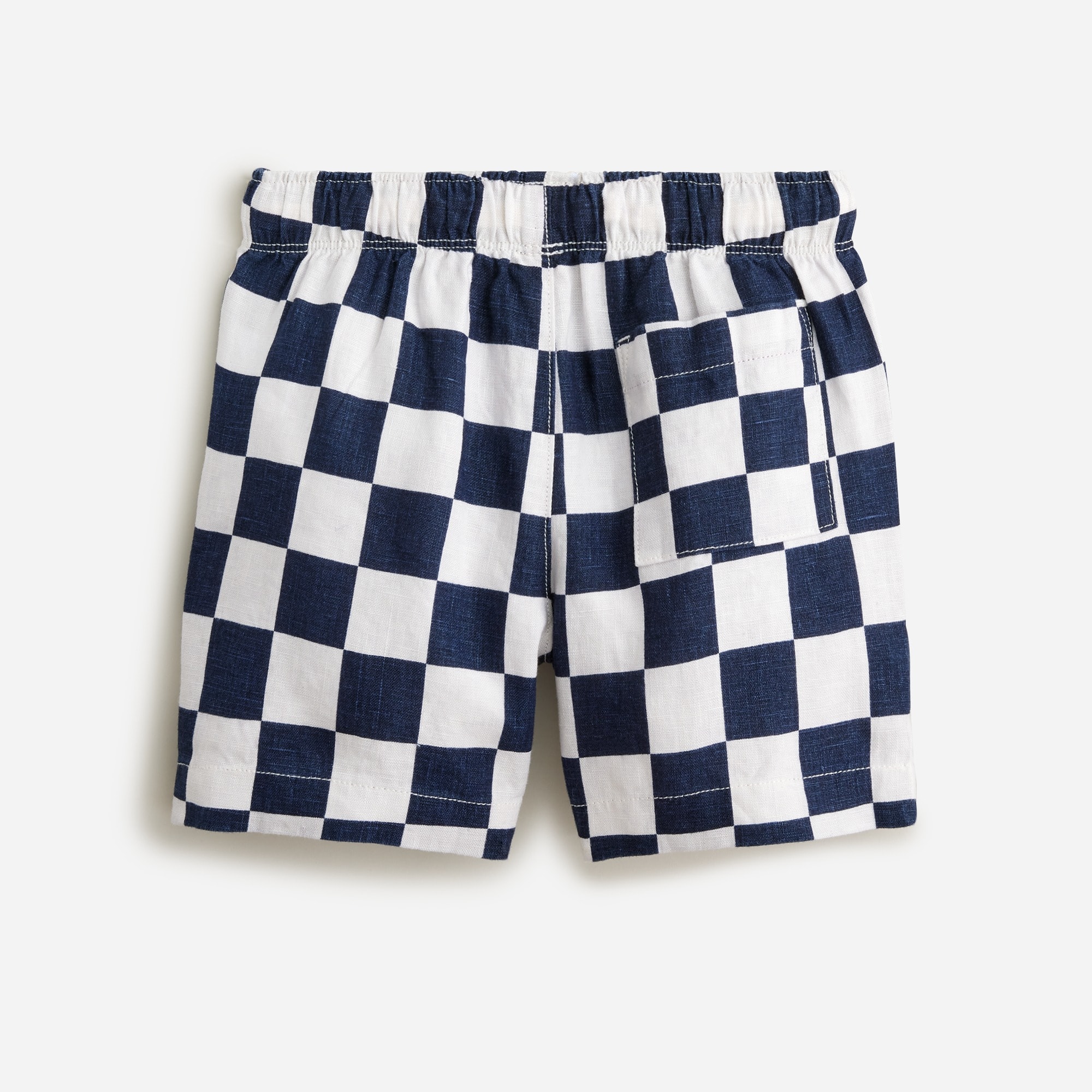 Boys' dock short in linen