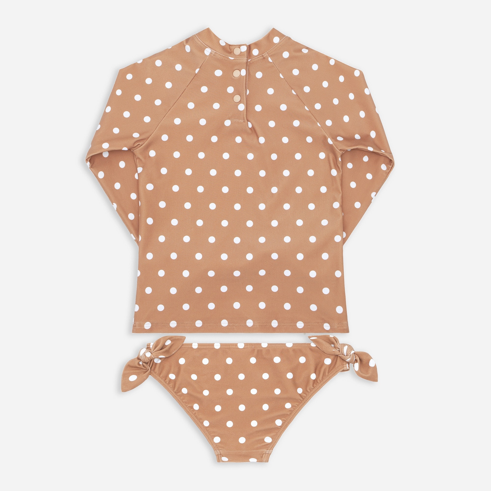 Girls' minnow rash guard set