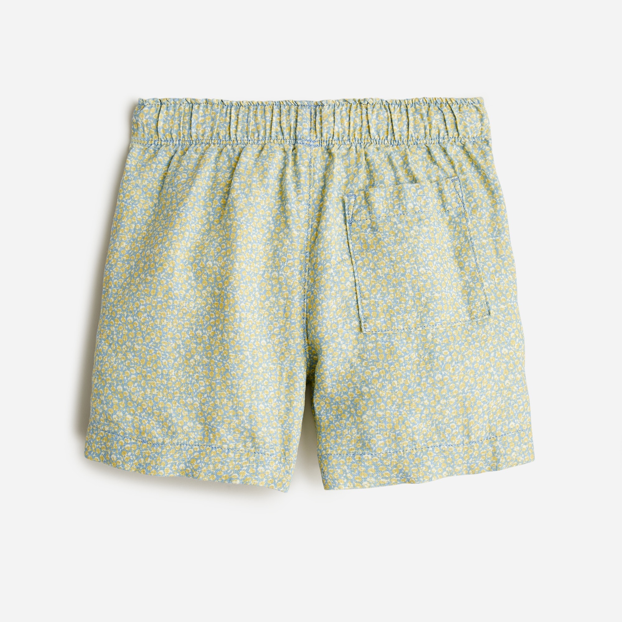 Boys' dock short in linen