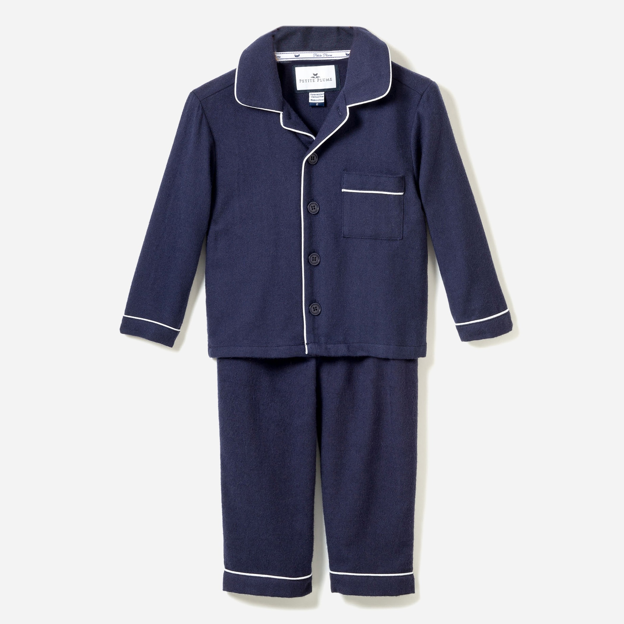 Petite Plume kids' flannel pajama set