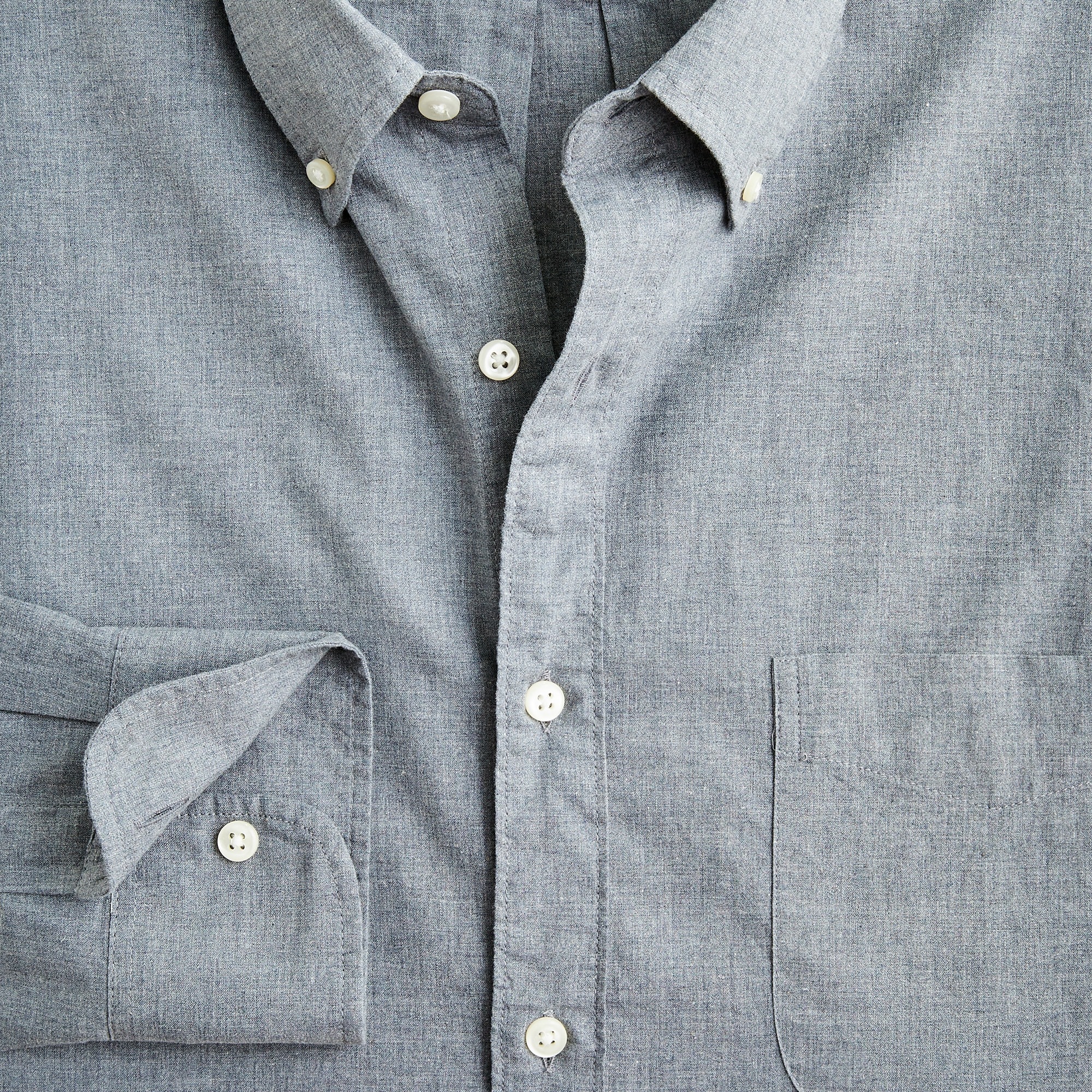 Secret Wash organic cotton poplin shirt
