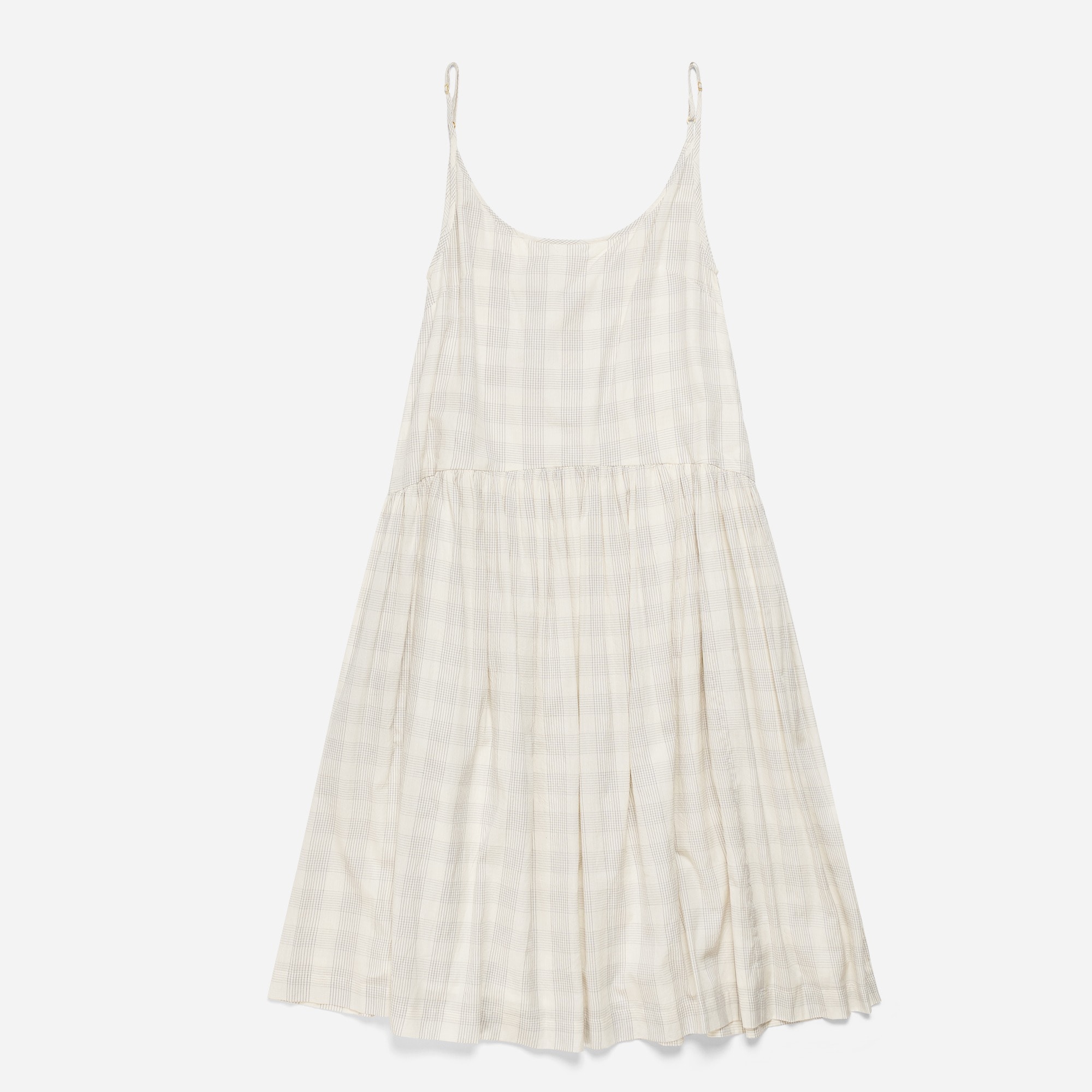 LAUDE the Label Portrait Dress in Rivera Plaid