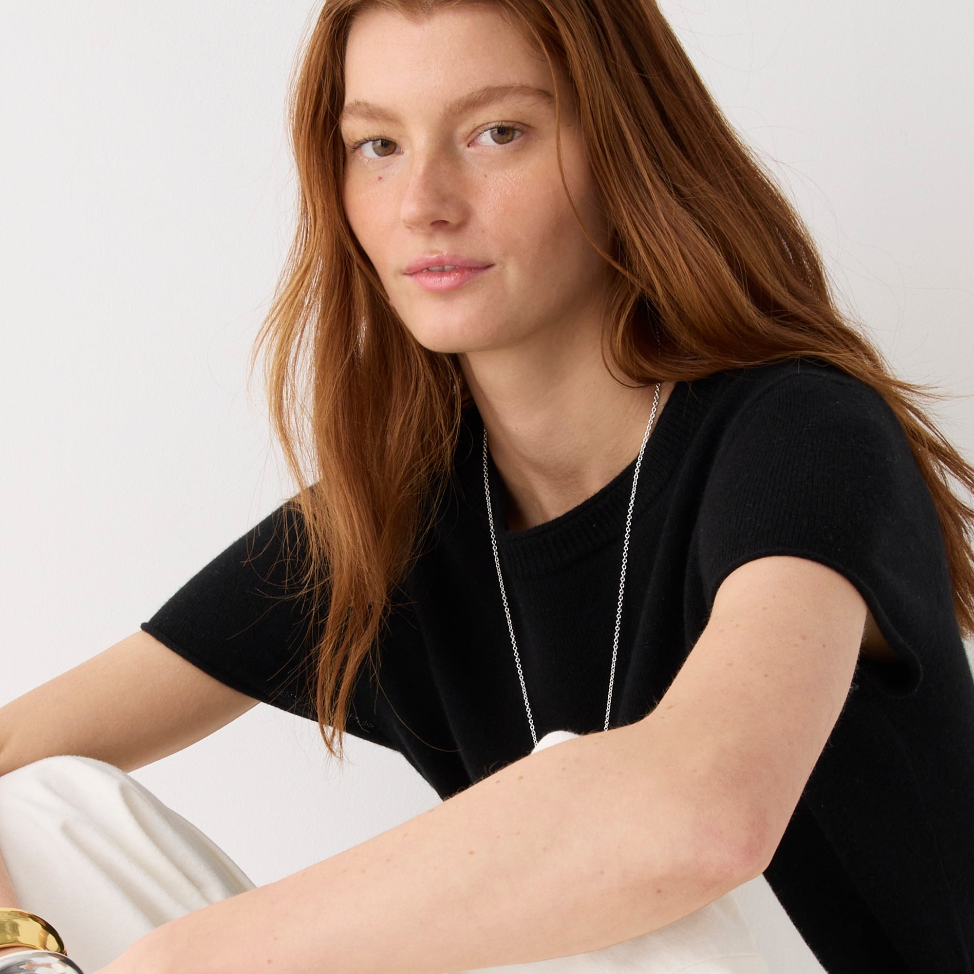 Relaxed cashmere T-shirt