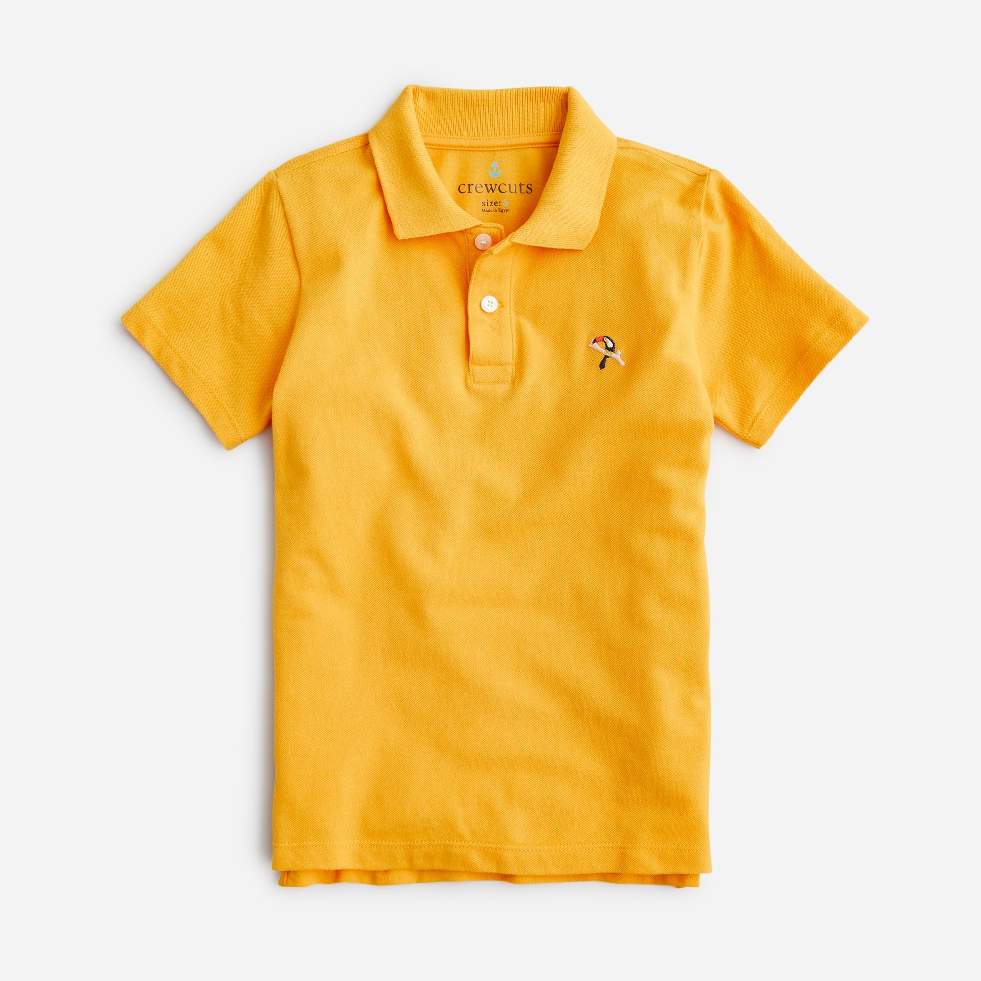 Boys' short-sleeve critter polo shirt