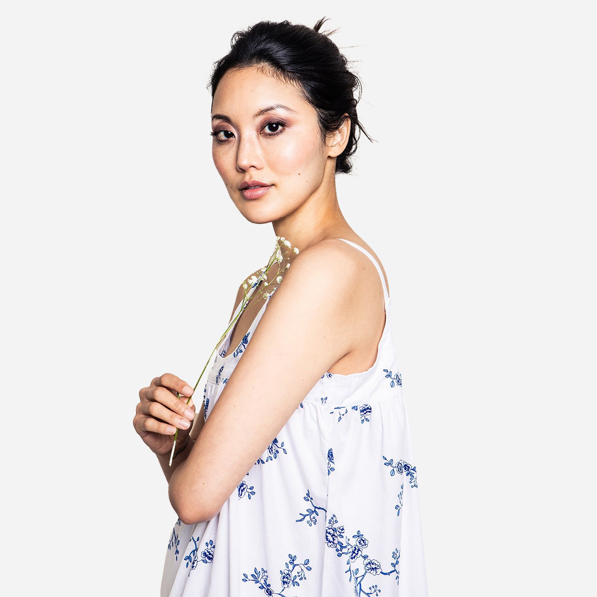 Petite Plume™ women's Chloe nightgown in floral