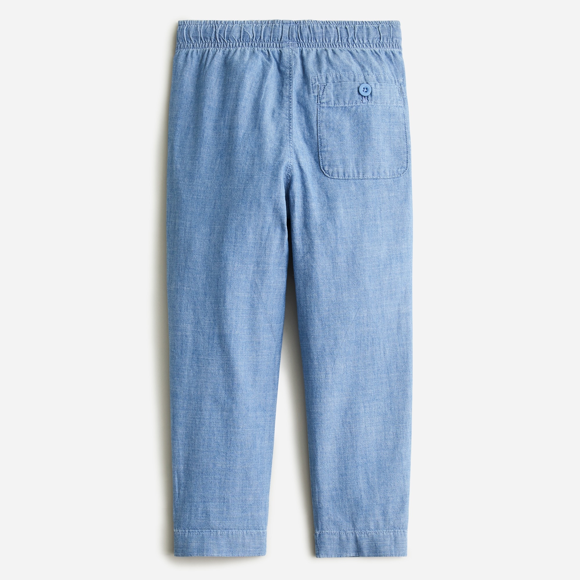 Boys' chambray pull-on pant
