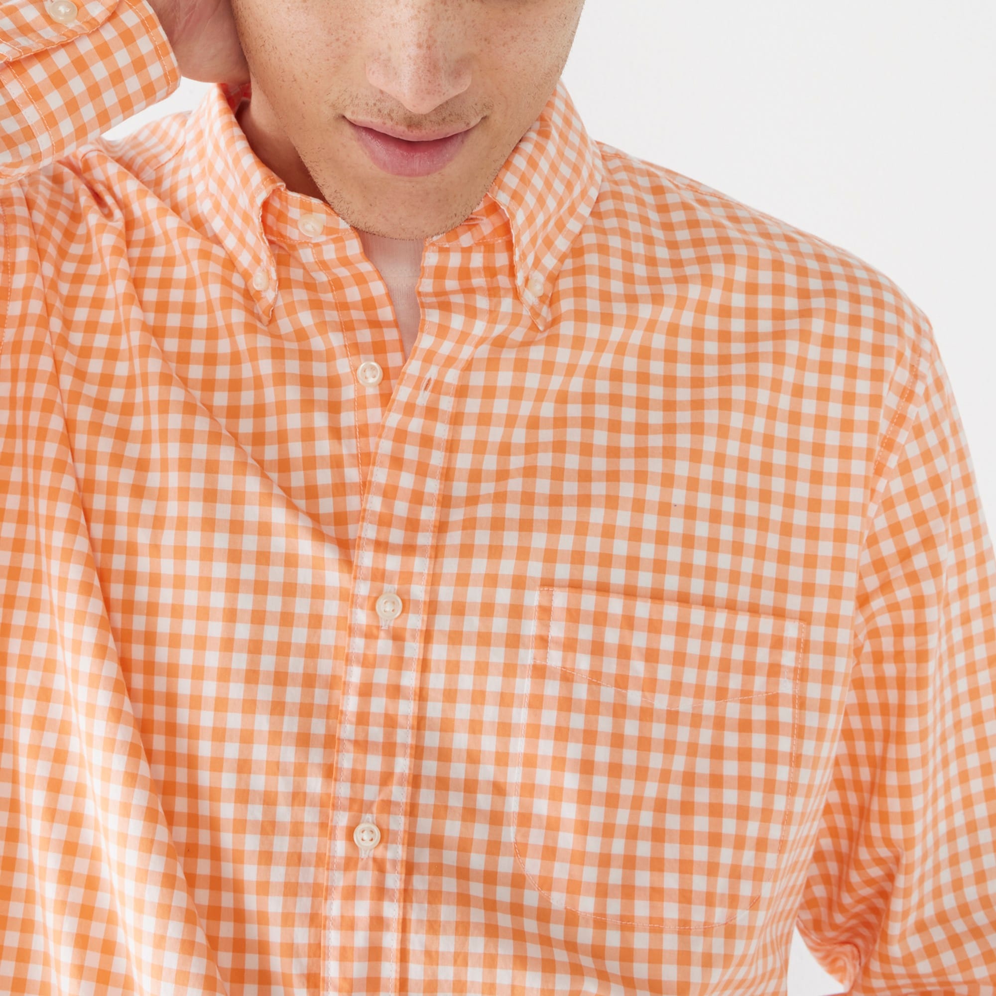 Secret Wash cotton poplin shirt