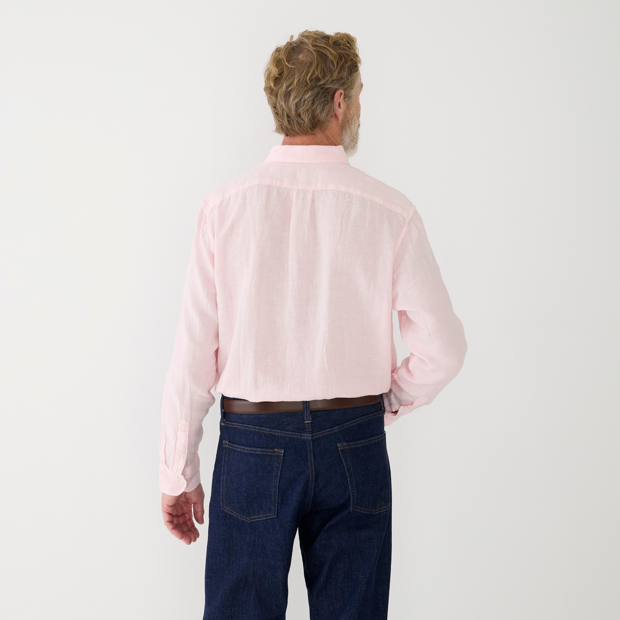 Baird McNutt garment-dyed Irish linen shirt
