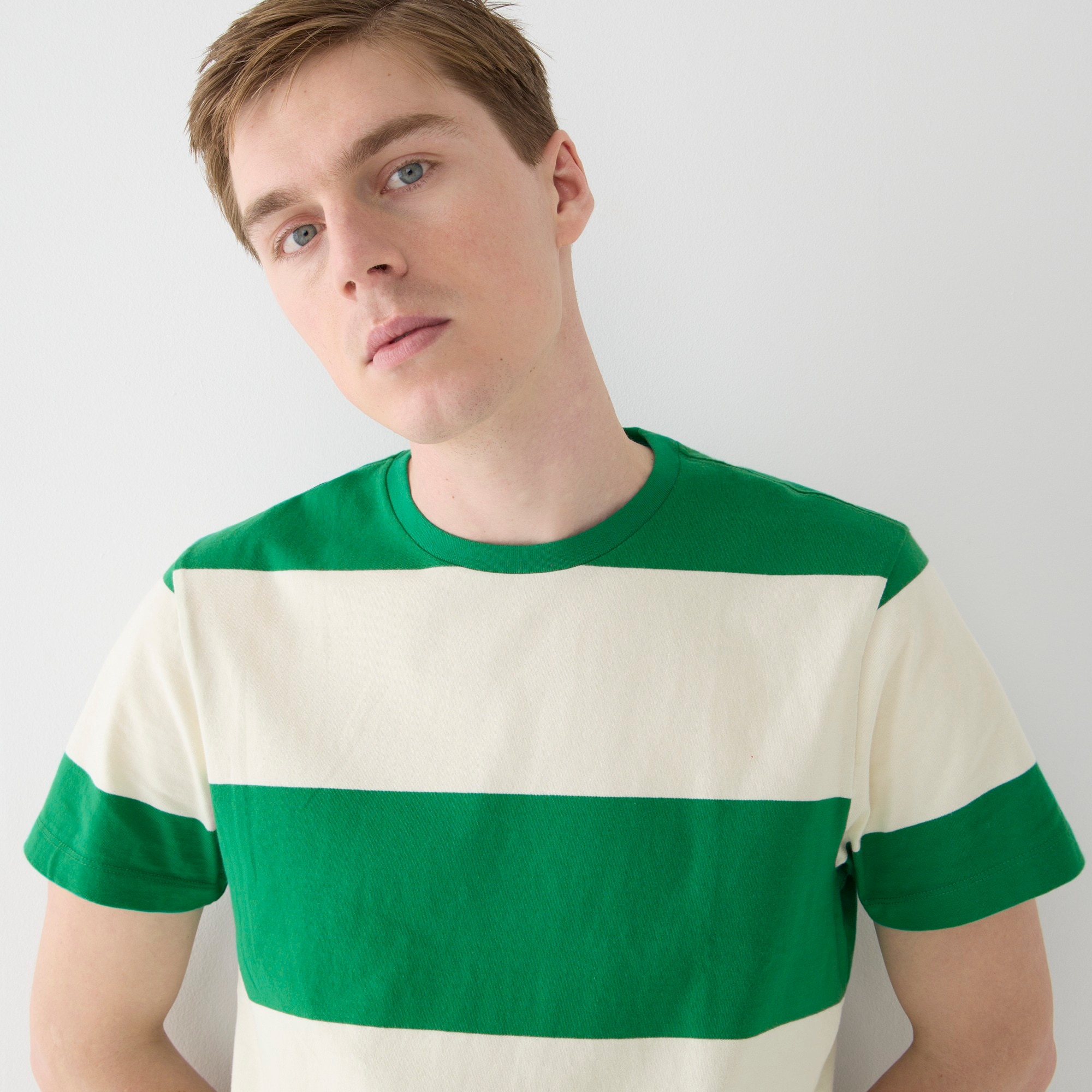 Cotton T-shirt in stripe
