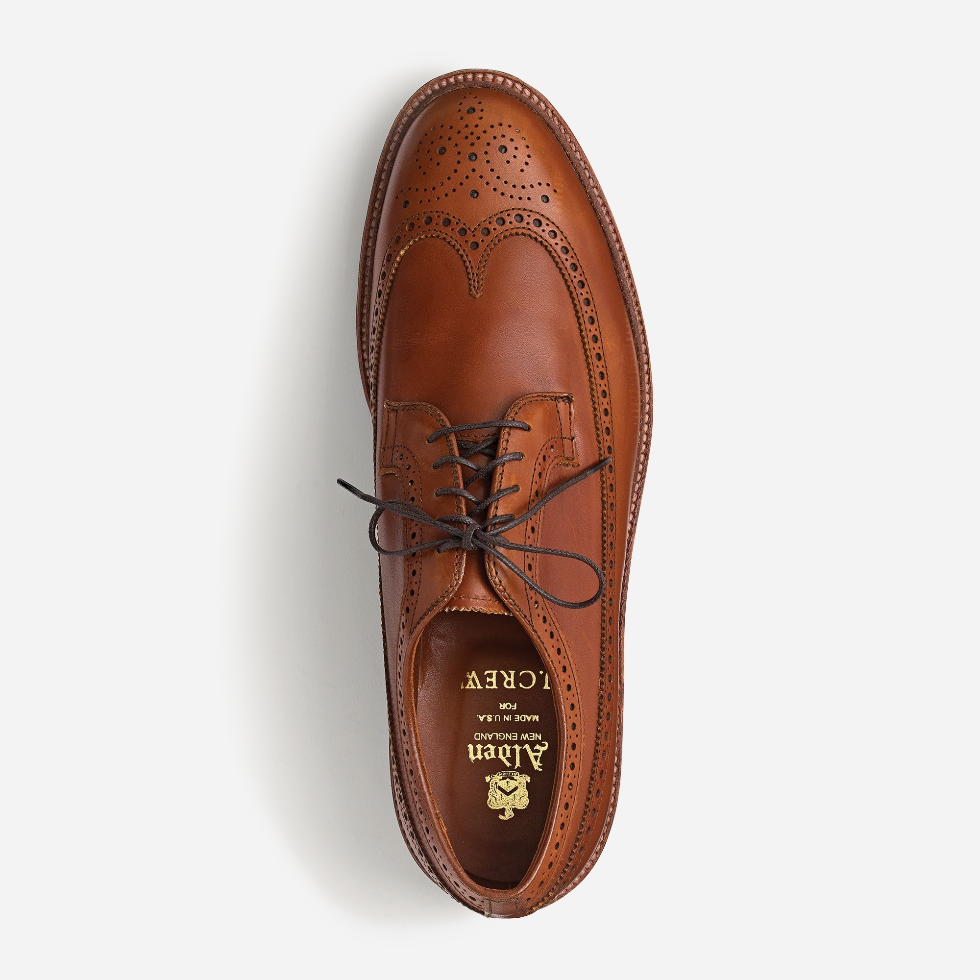 Alden® for J.Crew longwing bluchers in tobacco