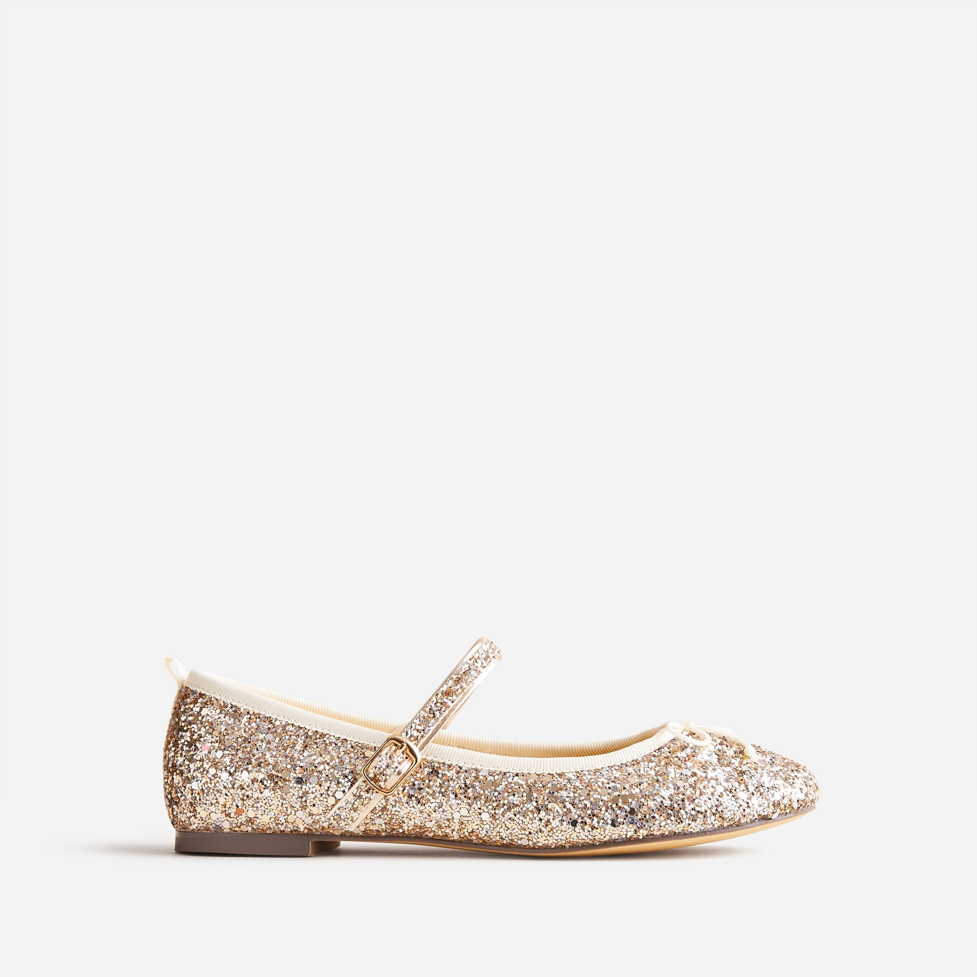 Girls' glitter Mary Jane ballet flats