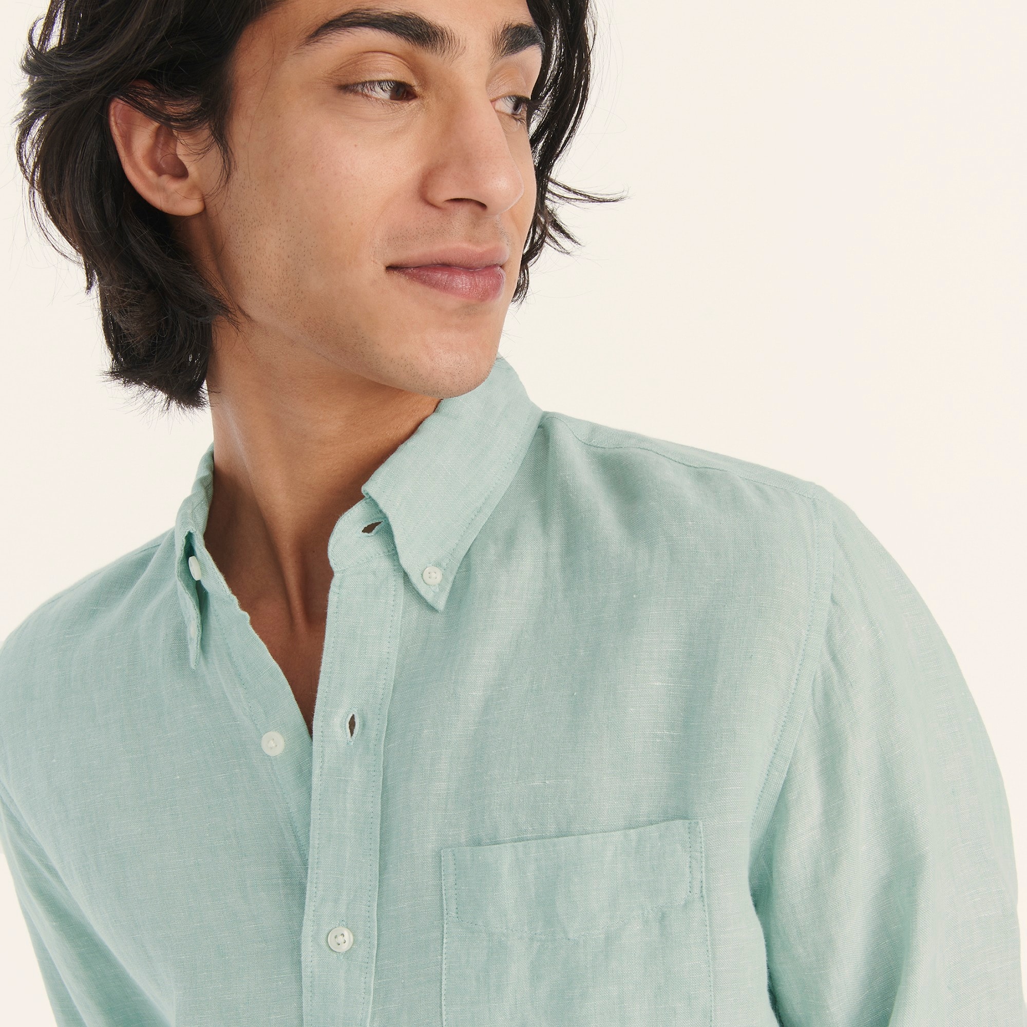 Slim Baird McNutt Irish linen shirt