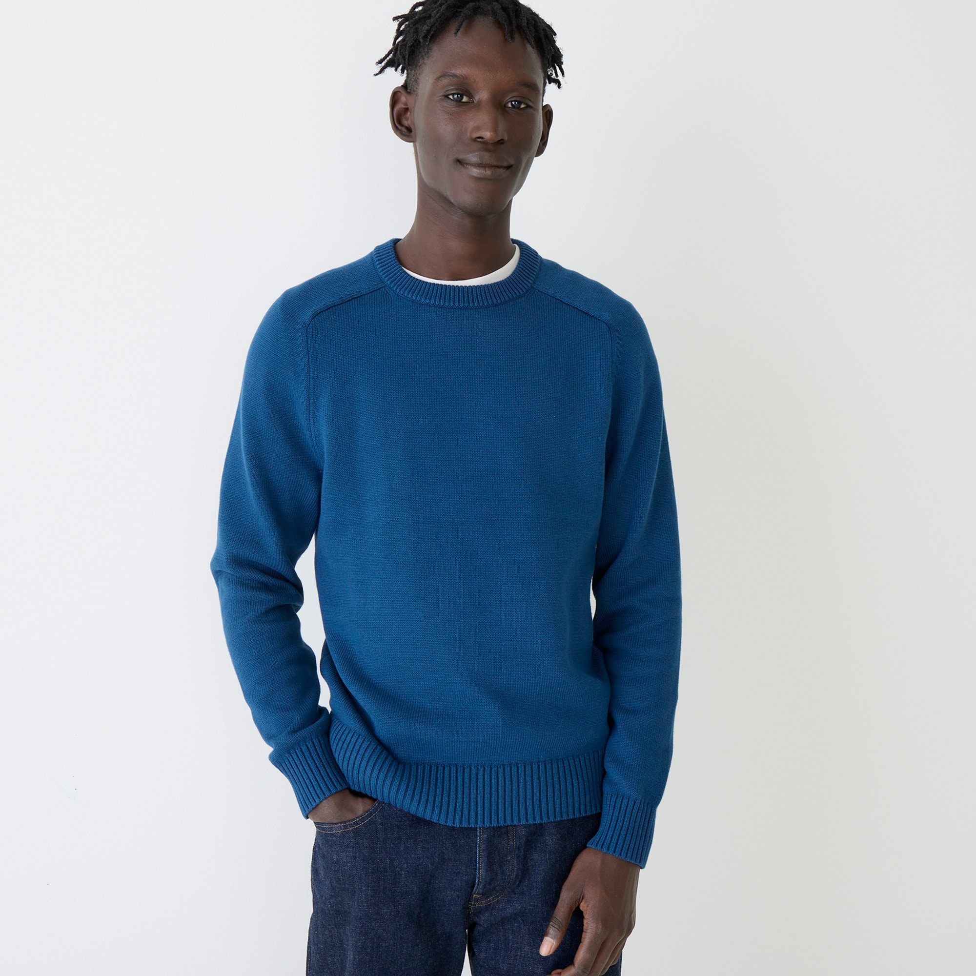 Heritage cotton crewneck sweater