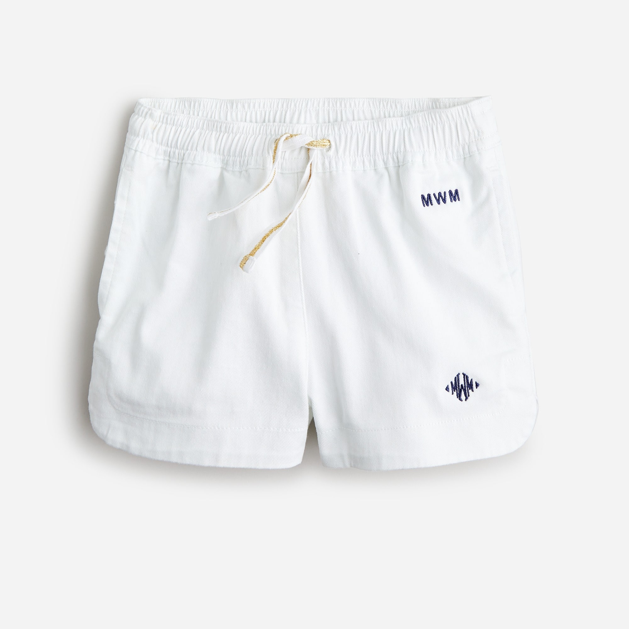 Girls' fishtail-hem short in chino