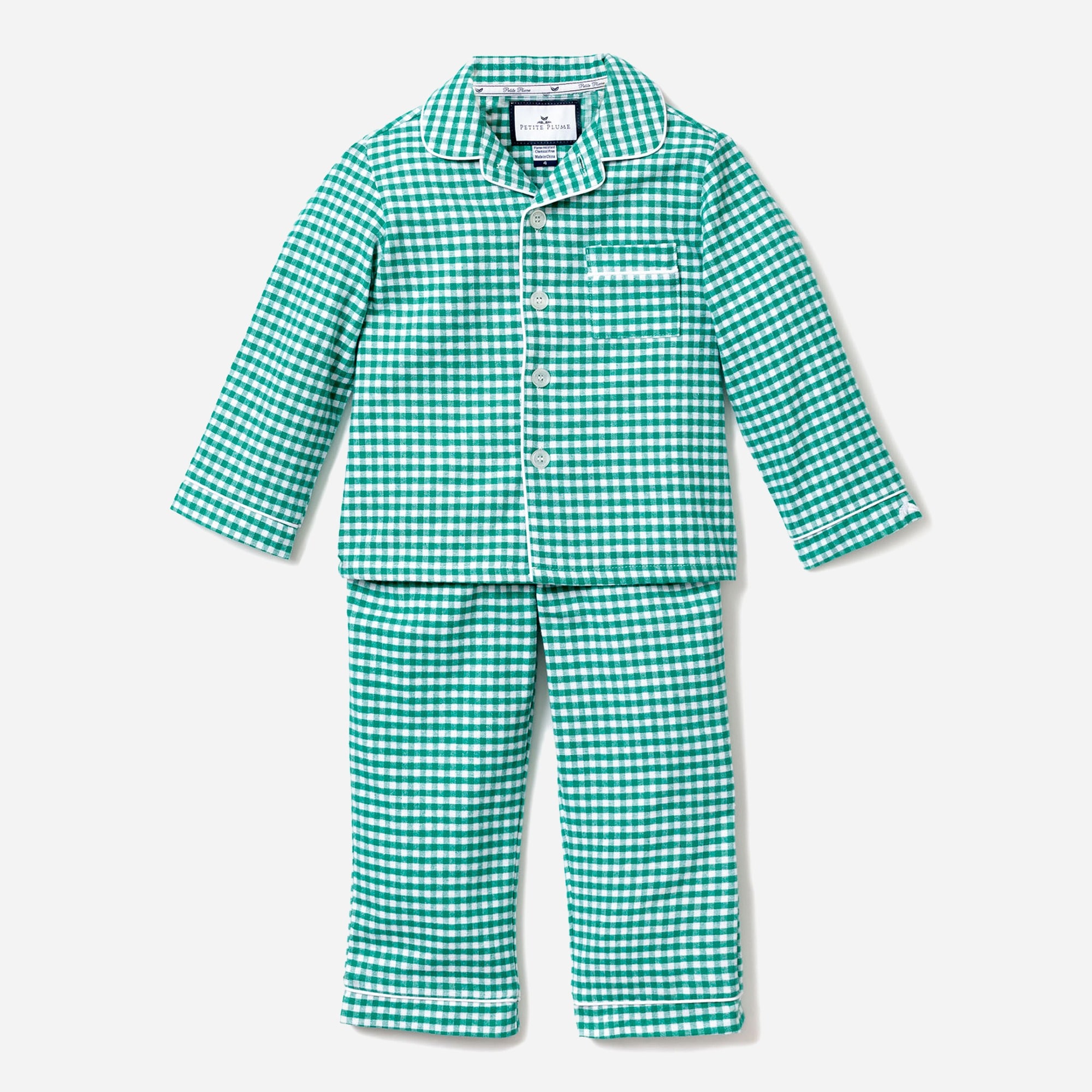 Petite Plume kids' flannel pajama set