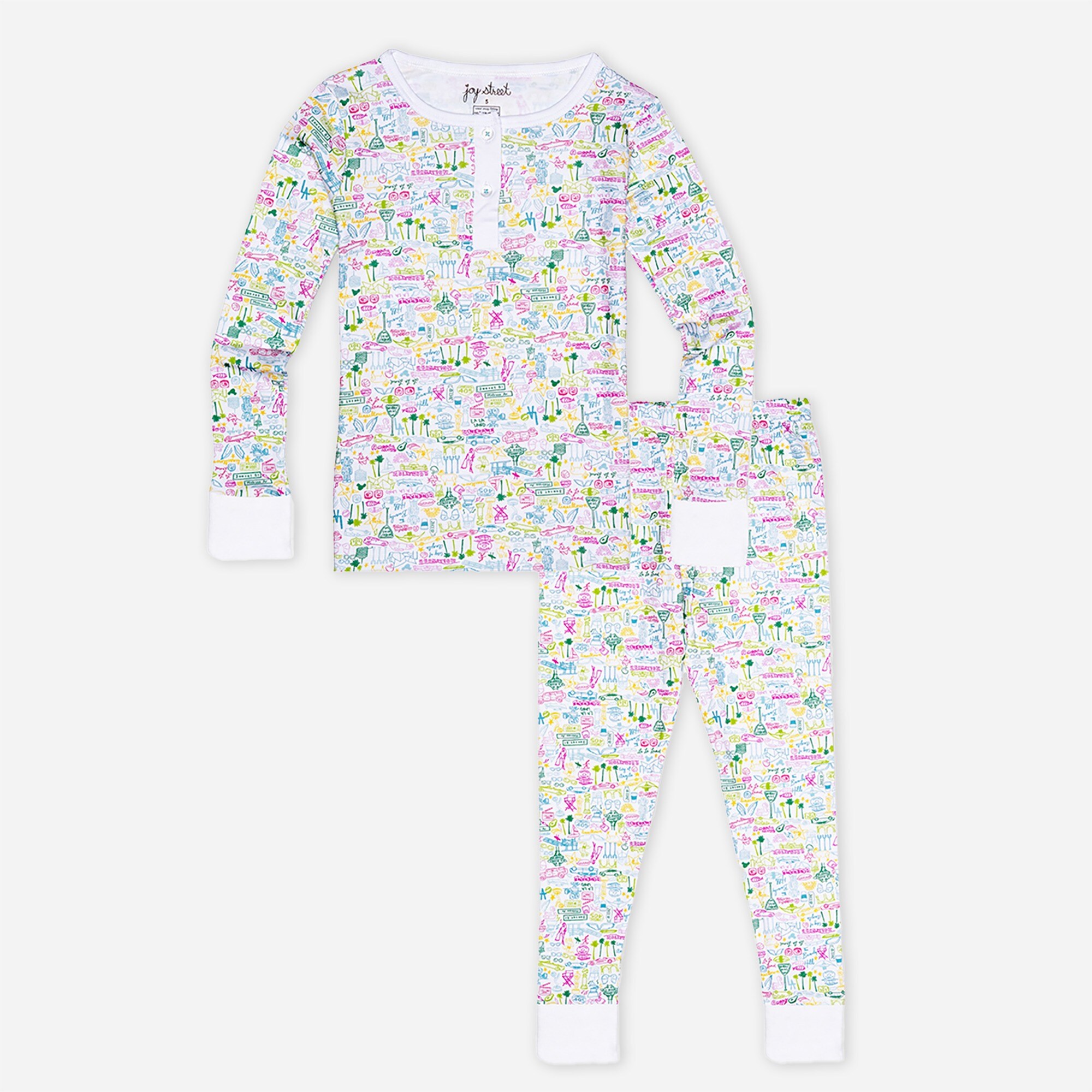 Joy Street Kids™ kids' Los Angeles two-piece pajamas
