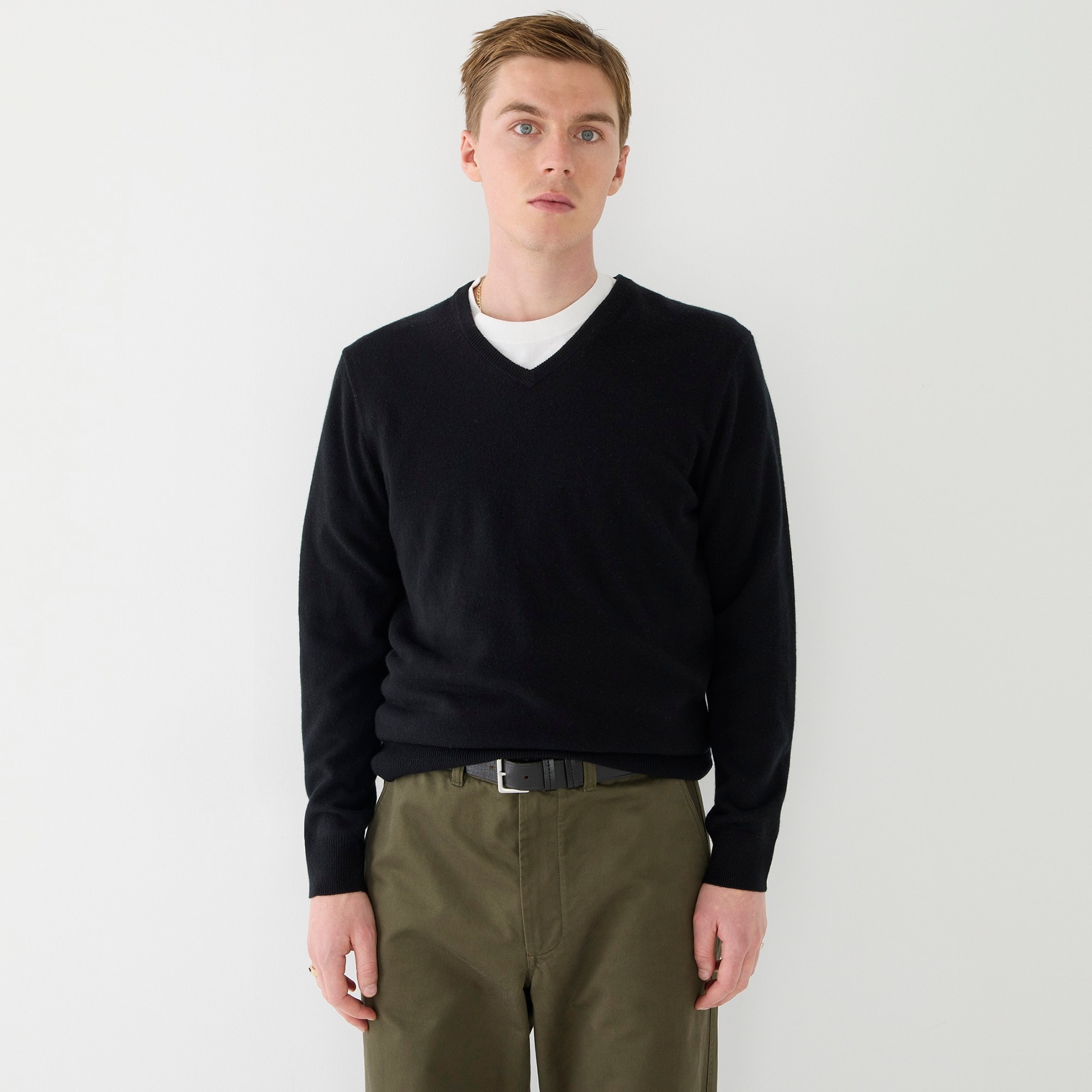 Cashmere V-neck sweater