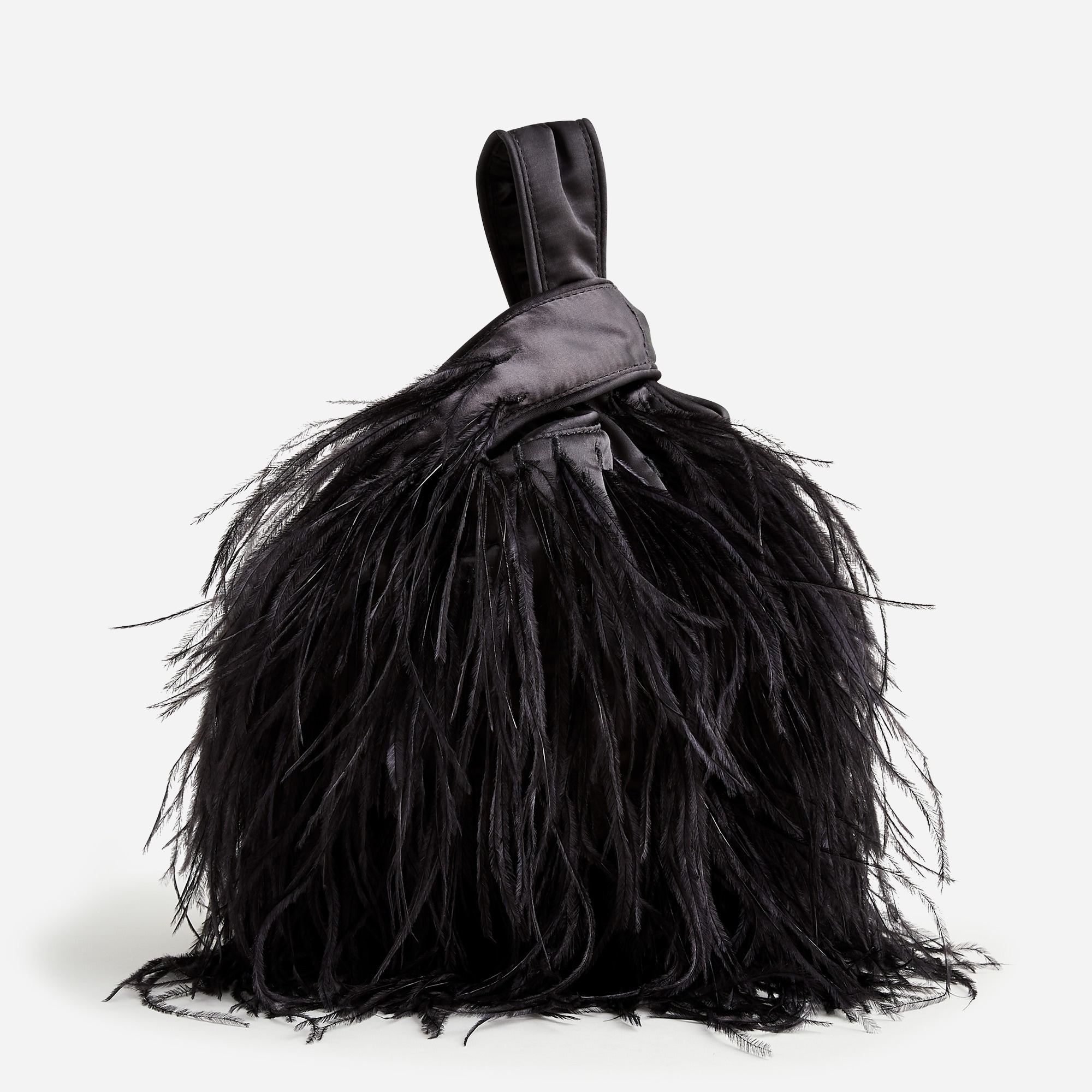 Santorini bag with feathers
